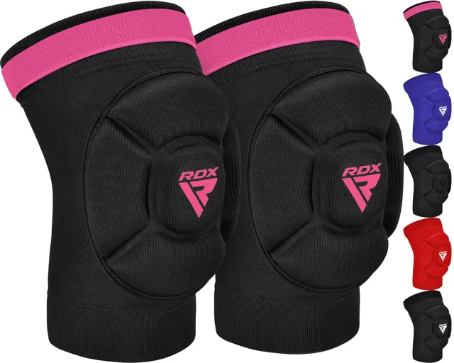 rdx-knieschoner-f-r-mma-kickboxen-muay-thai-4-fach-gepolsterte-kniest-tze-f-r-gr image 1