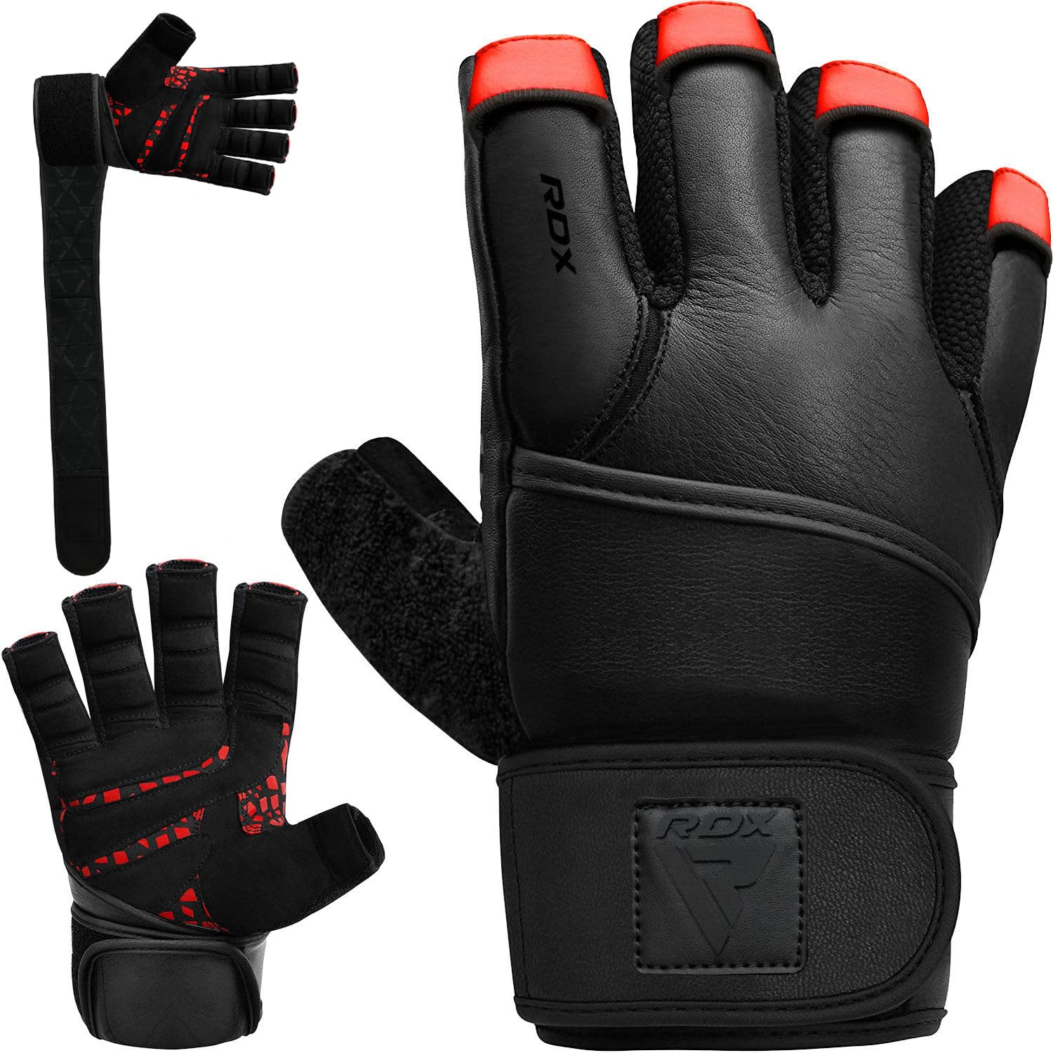 rdx-krafttraining-handschuhe-mit-handgelenkst-tze-maya-hide-leder image 1