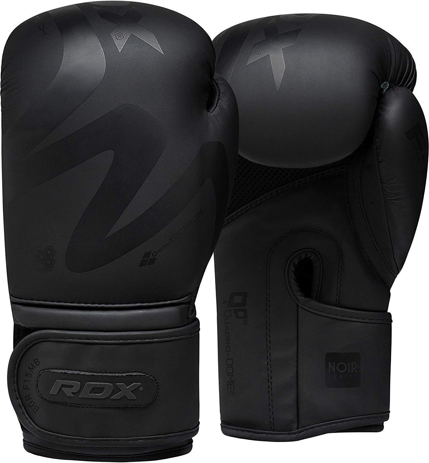 rdx-f15-noir-boxhandschuhe-10oz-convex-skin-leder-schwarz image 1