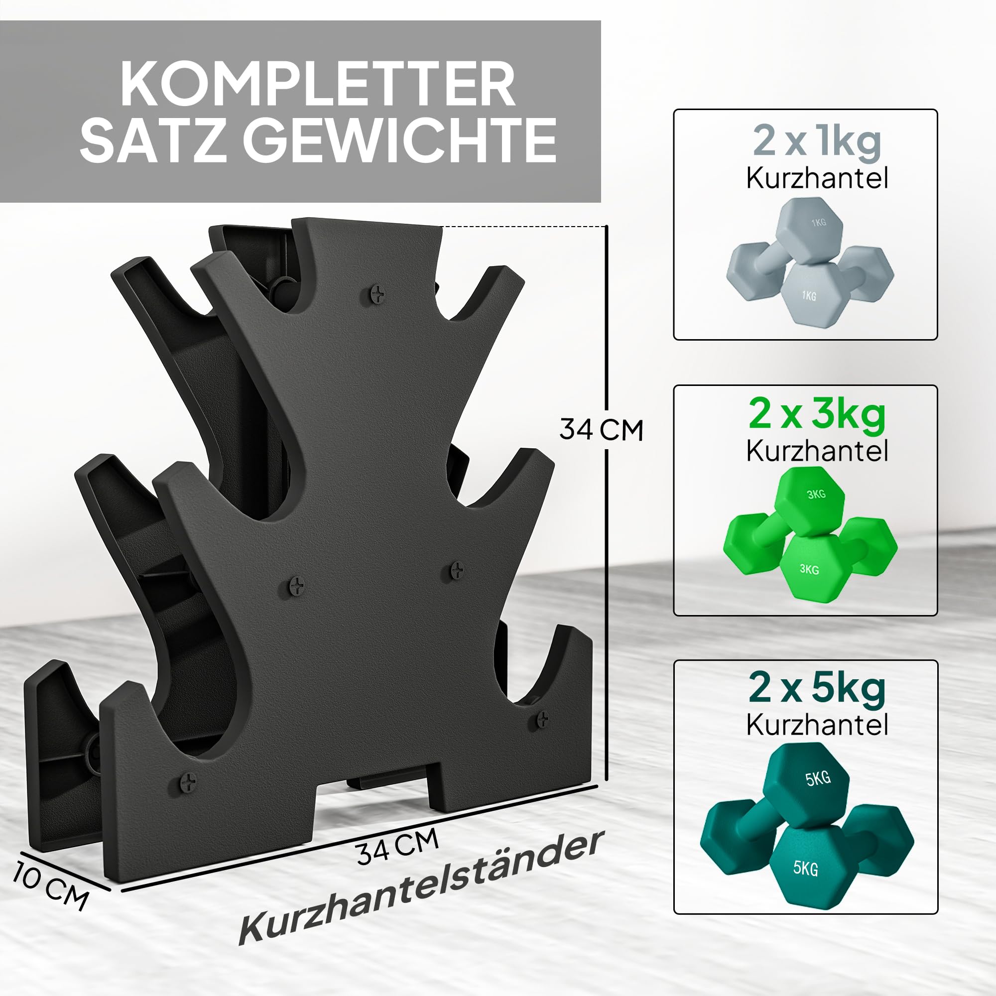 sportnow-hantelset-6x-kurzhanteln-1-kg-3-kg-5-kg-mit-hantelst-nder image 3