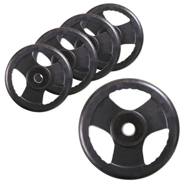 sport-thieme-wettkampf-hantelscheiben-gummiert-50-mm-5-25-kg image 1
