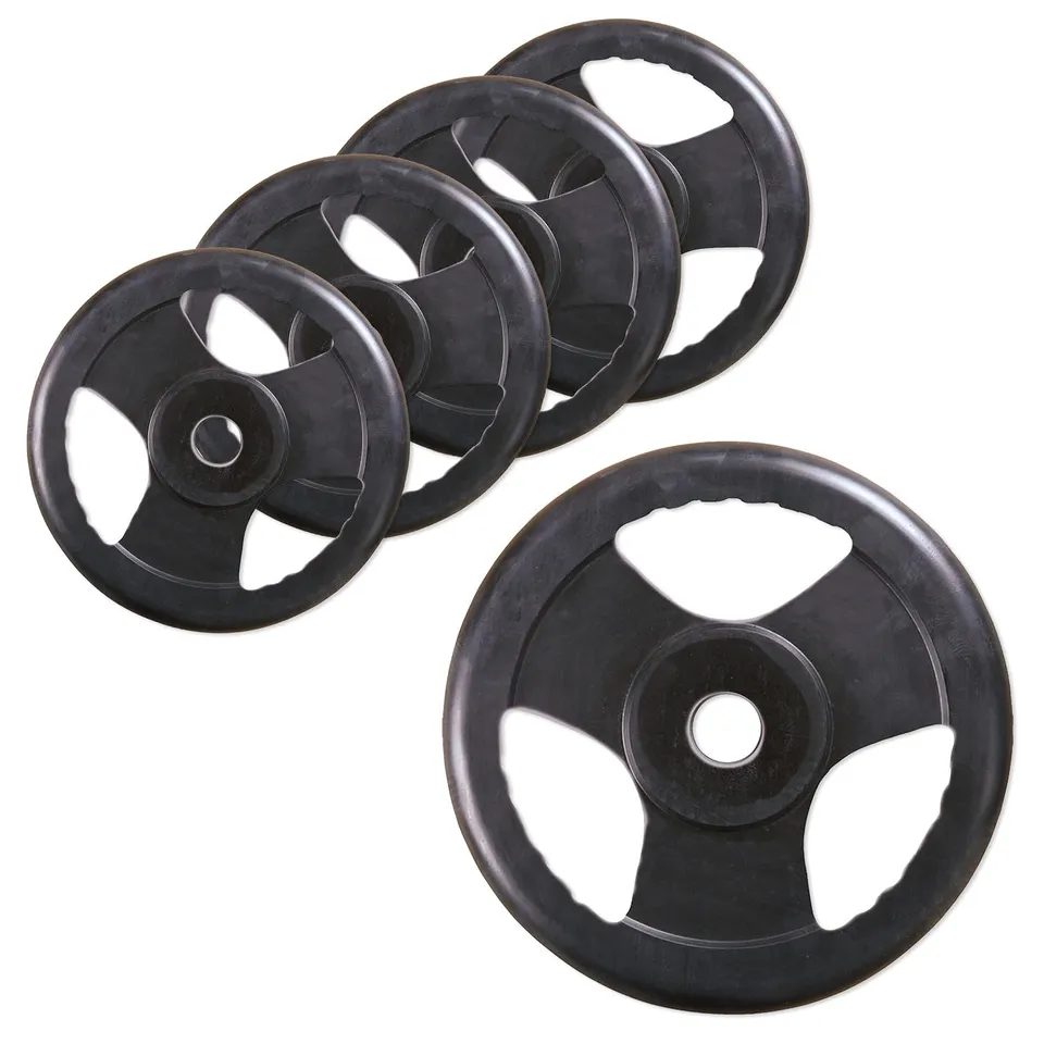 sport-thieme-wettkampf-hantelscheiben-gummiert-50-mm-5-25-kg image 1