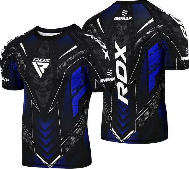 rdx-rash-guard-halbarm-immaf-compression-shirt-kampfsport image 1