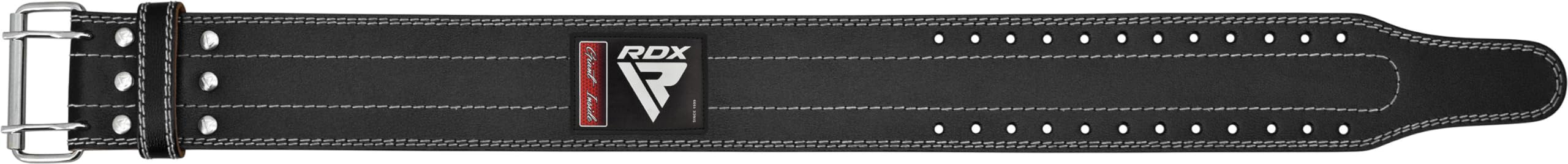 rdx-4-zoll-gewichtheberg-rtel-leder-6-mm-ipl-uspa-schnalle-12-l-cher image 8
