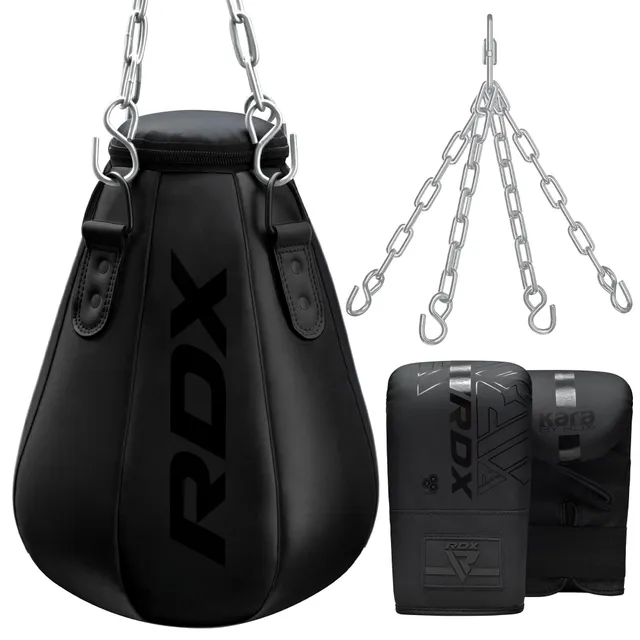 rdx-maisbirne-boxsack-50-cm-8-kg-mit-kette-und-handschuhen image 1