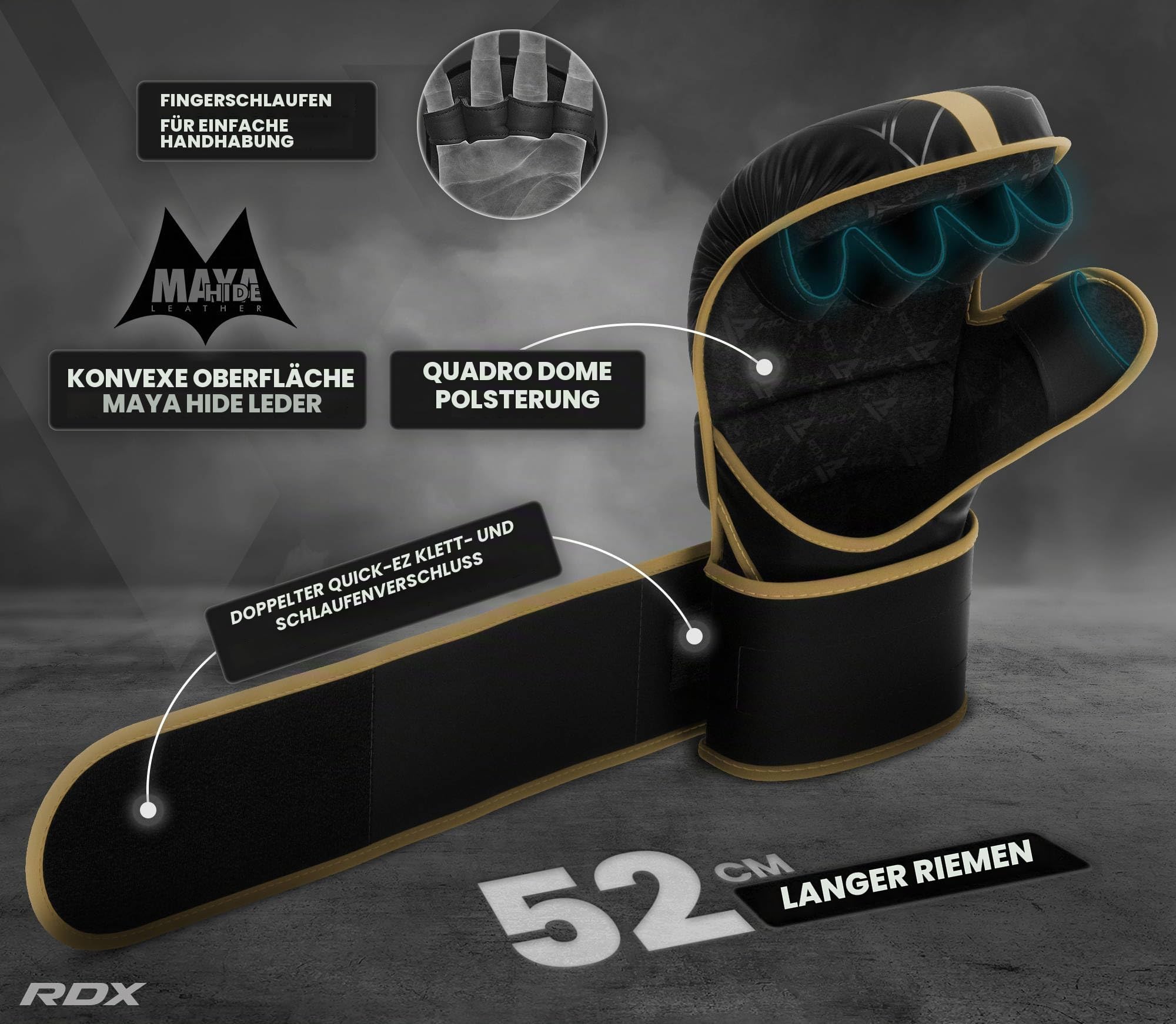 rdx-mma-handschuhe-grappling-7oz-hybrid-sparring-maya-hide-leder-muay-thai-kickb image 5