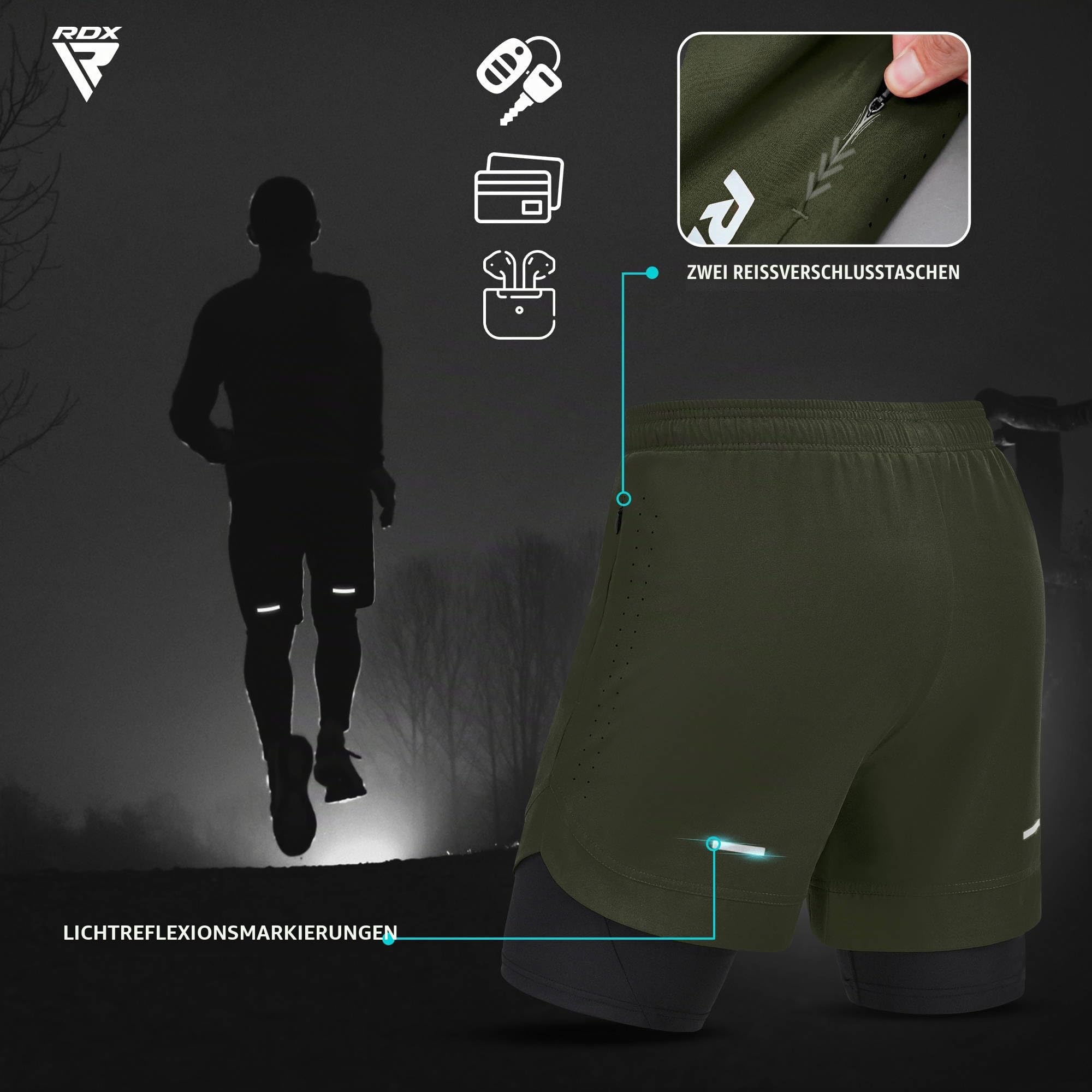 rdx-2-in-1-laufshorts-herren-kurz-mit-kompression image 5