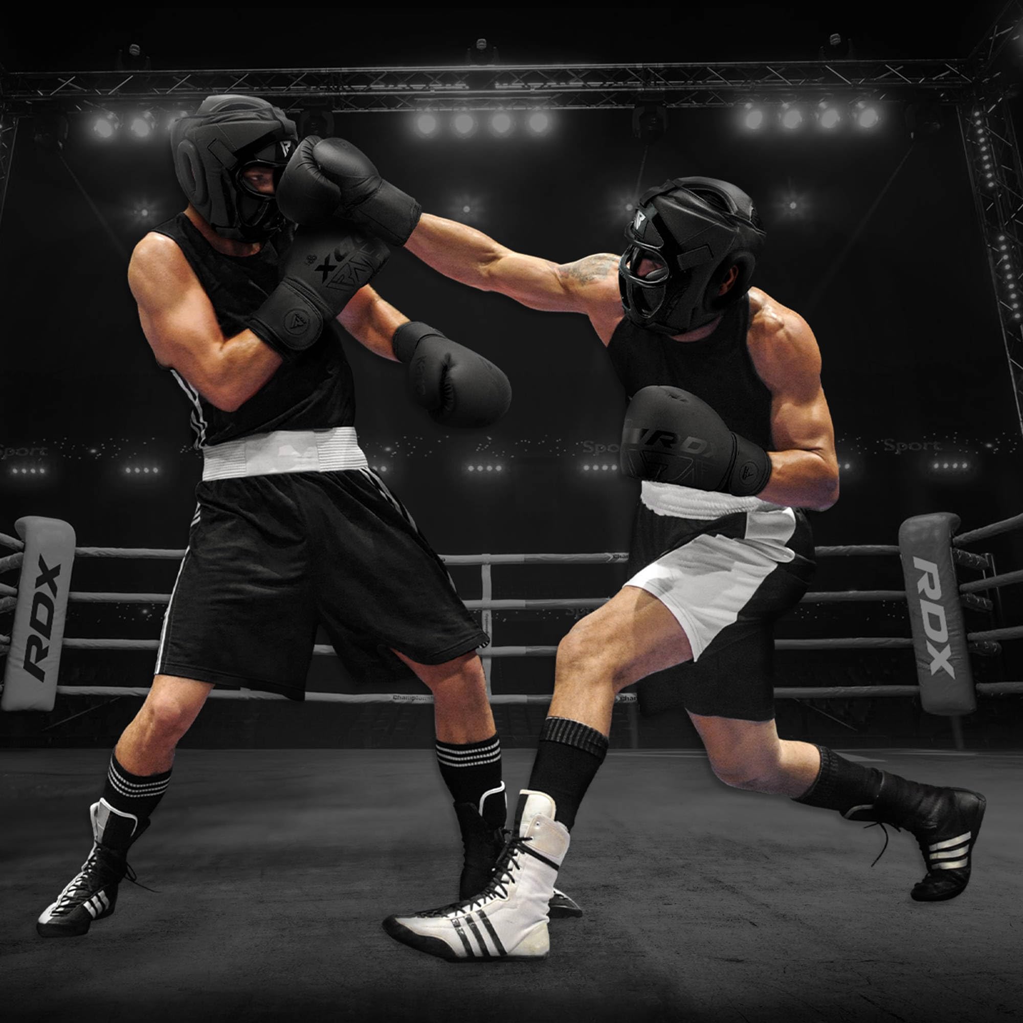 rdx-kopfschutz-boxen-mit-gitter-maya-hide-leder-mma-kickboxen-thaiboxen-gesichts image 6