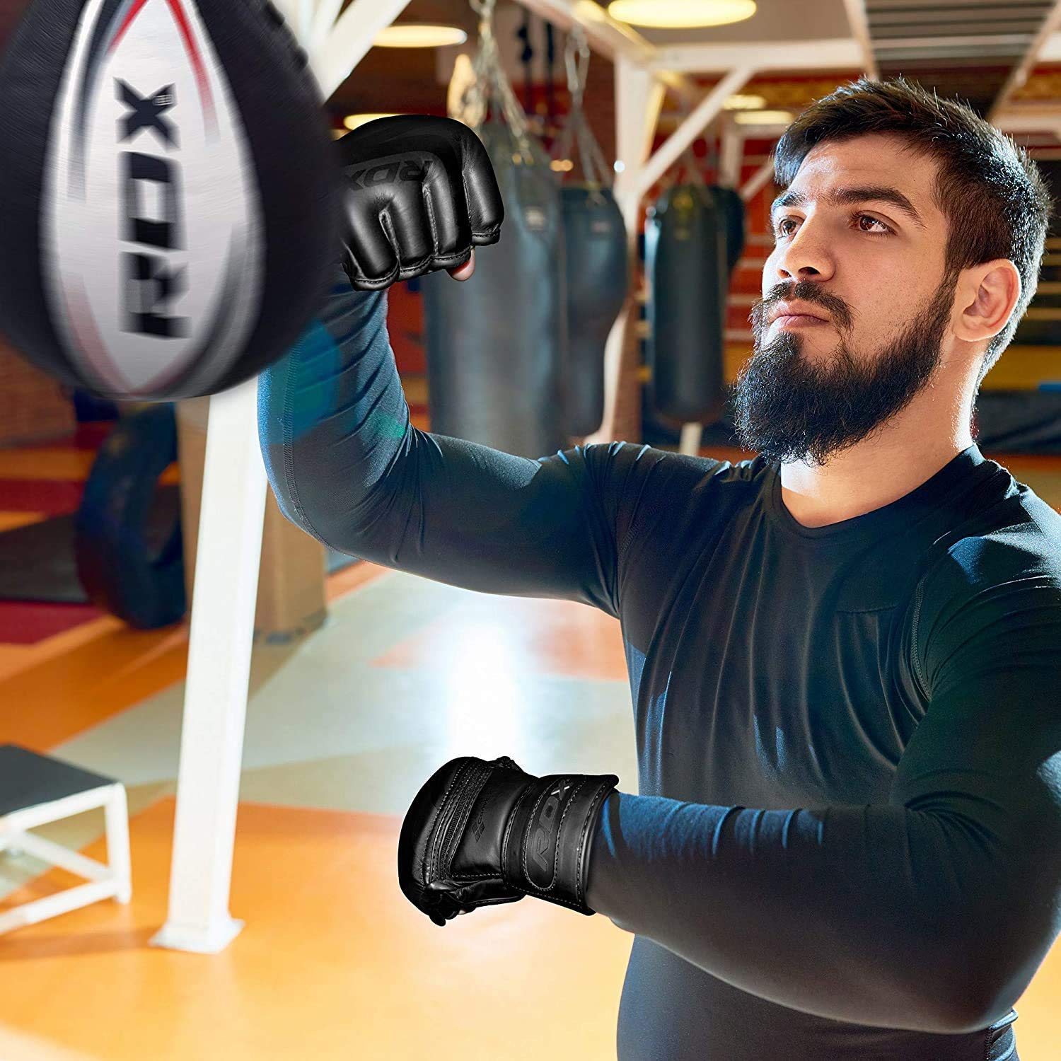 rdx-f15-noir-mma-handschuhe-grappling-gloves-sparring image 4