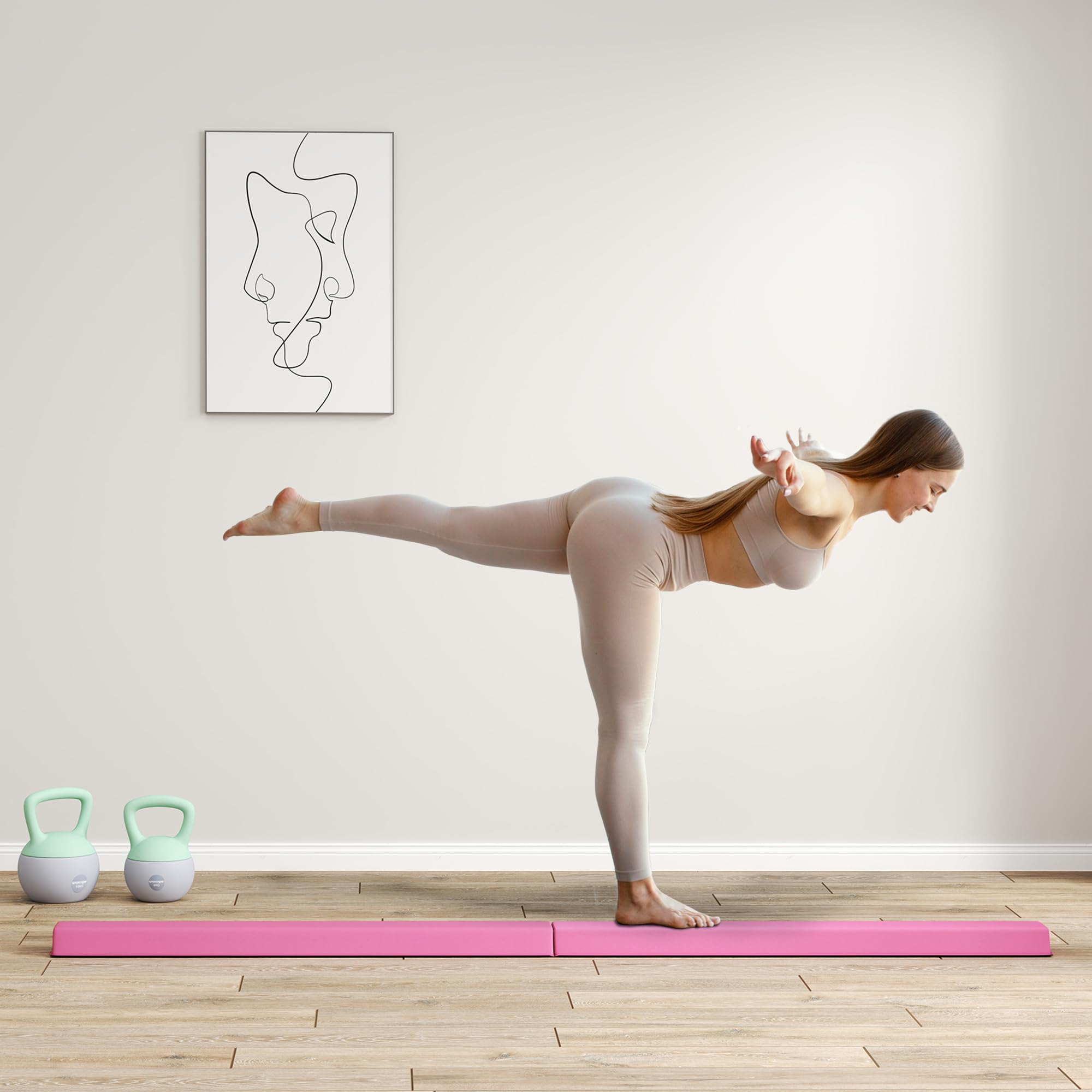 sportnow-klappbarer-schwebebalken-236-cm-80-kg-tragkraft-10-cm-wettkampfbreite-e image 2