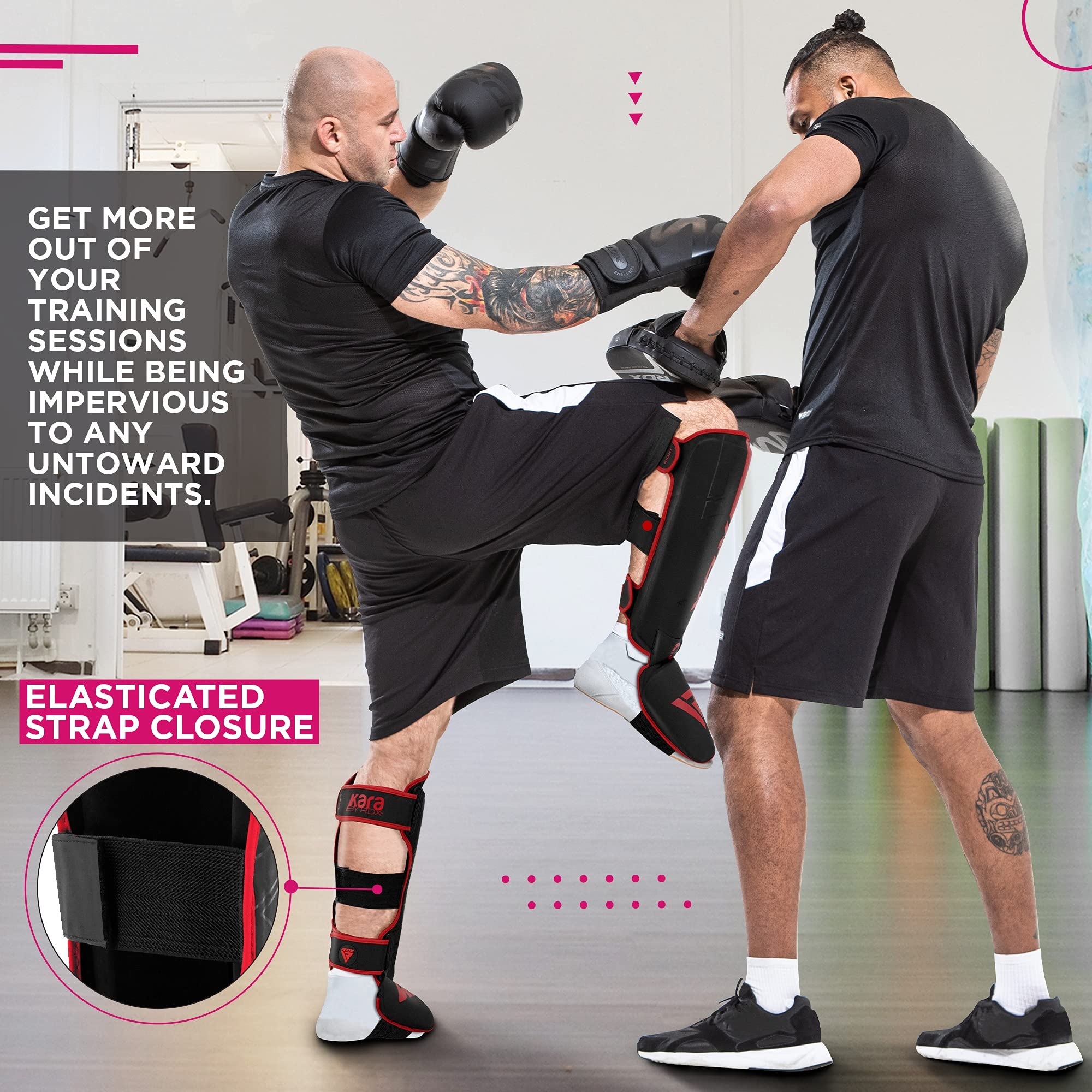 rdx-kara-schienbeinschoner-maya-hide-leder-muay-thai-kickbox-schutz image 3
