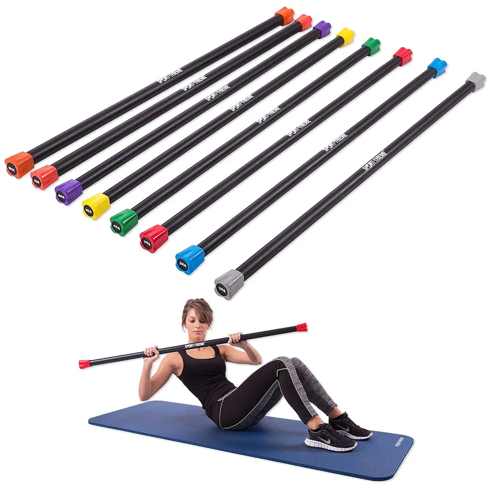 sport-thieme-gewichtsstab-steel-122-cm-aerobic-weighted-bar image 1