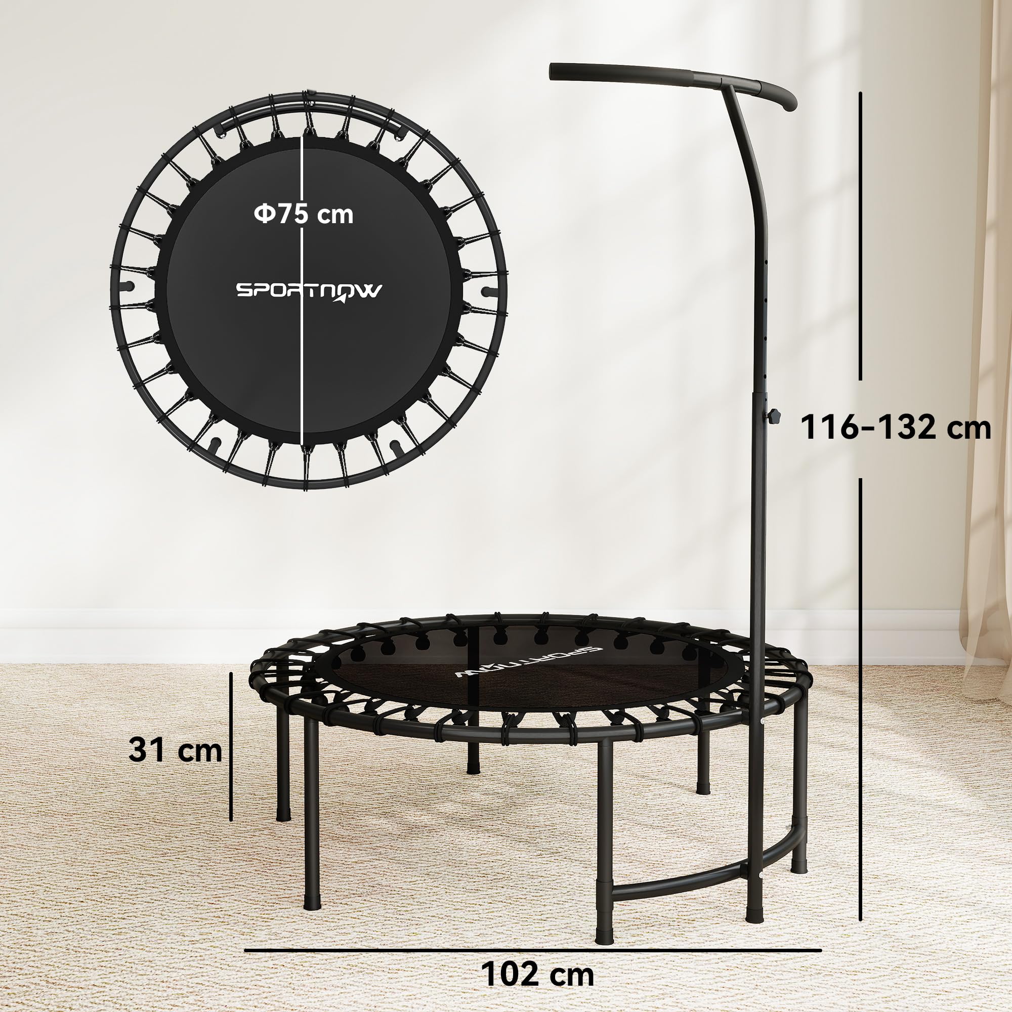 sportnow-fitness-trampolin-102-cm-mini-trampoline-mit-haltegriff-bis-100-kg image 7