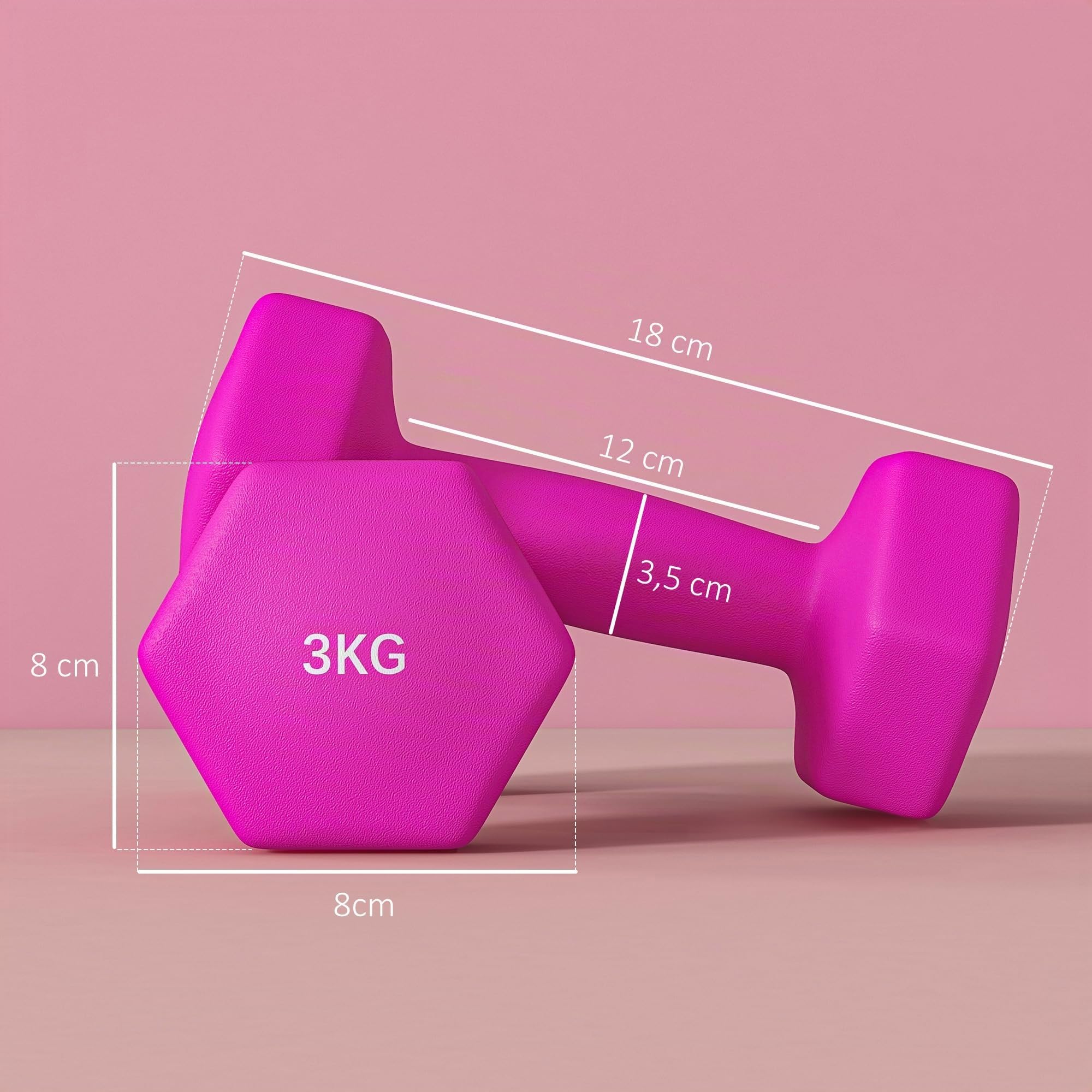 sportnow-hantelset-2er-set-hex-hanteln-gusseisen-2x-3-kg image 7