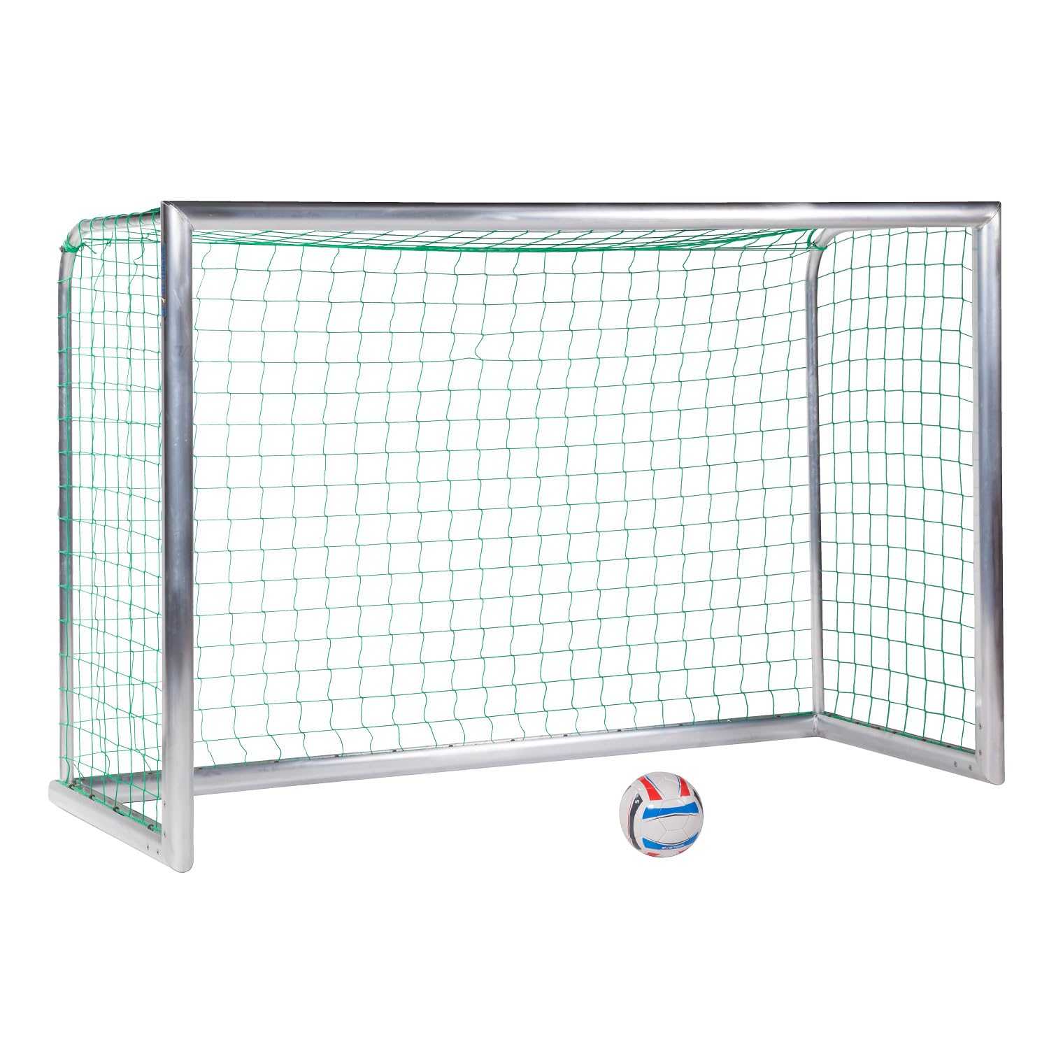 sport-thieme-mini-fu-balltor-professional-kompakt-alu-naturblank image 2