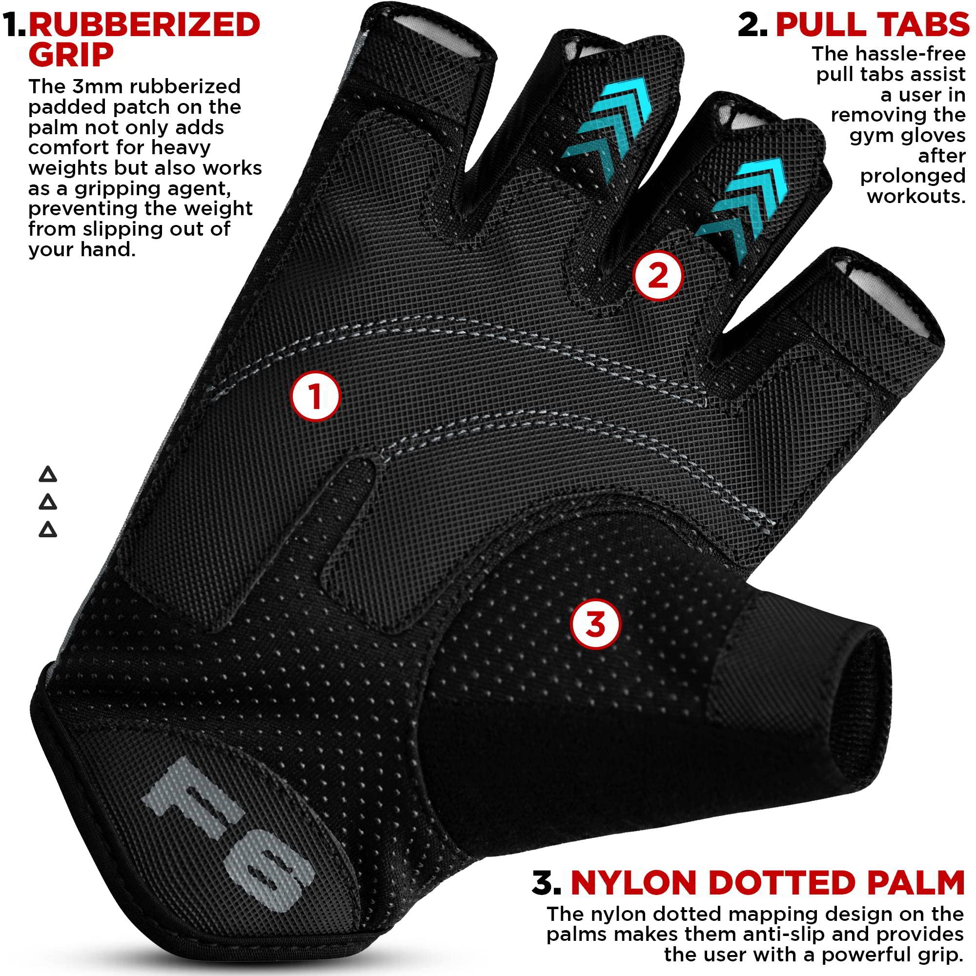 rdx-fitness-handschuhe-krafttraining-gewichtheben-mit-nylon-grip image 2