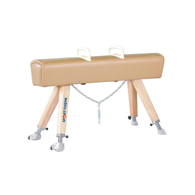 sport-thieme-pauschenpferd-classic-95-150-cm-echtleder image 1