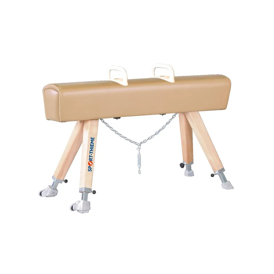 sport-thieme-pauschenpferd-classic-95-150-cm-echtleder image 1