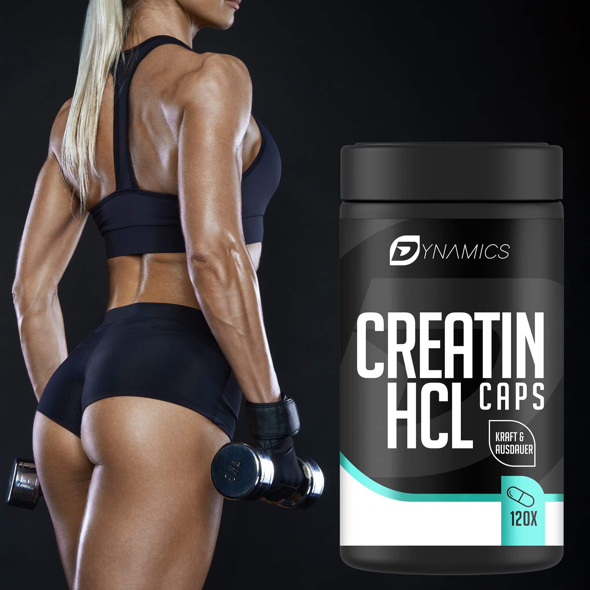 dynamics-creatin-hcl-3000-kapseln-120-vegane-muskelaufbau-kapseln-hochdosiert image 3