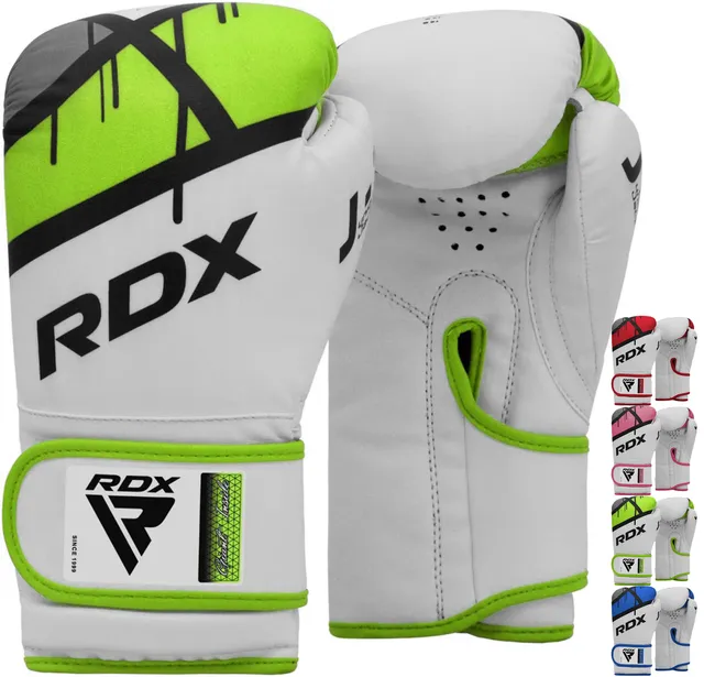 rdx-kinder-boxhandschuhe-6oz-junior-maya-hide-leder-f-r-sandsack-und-sparring image 1