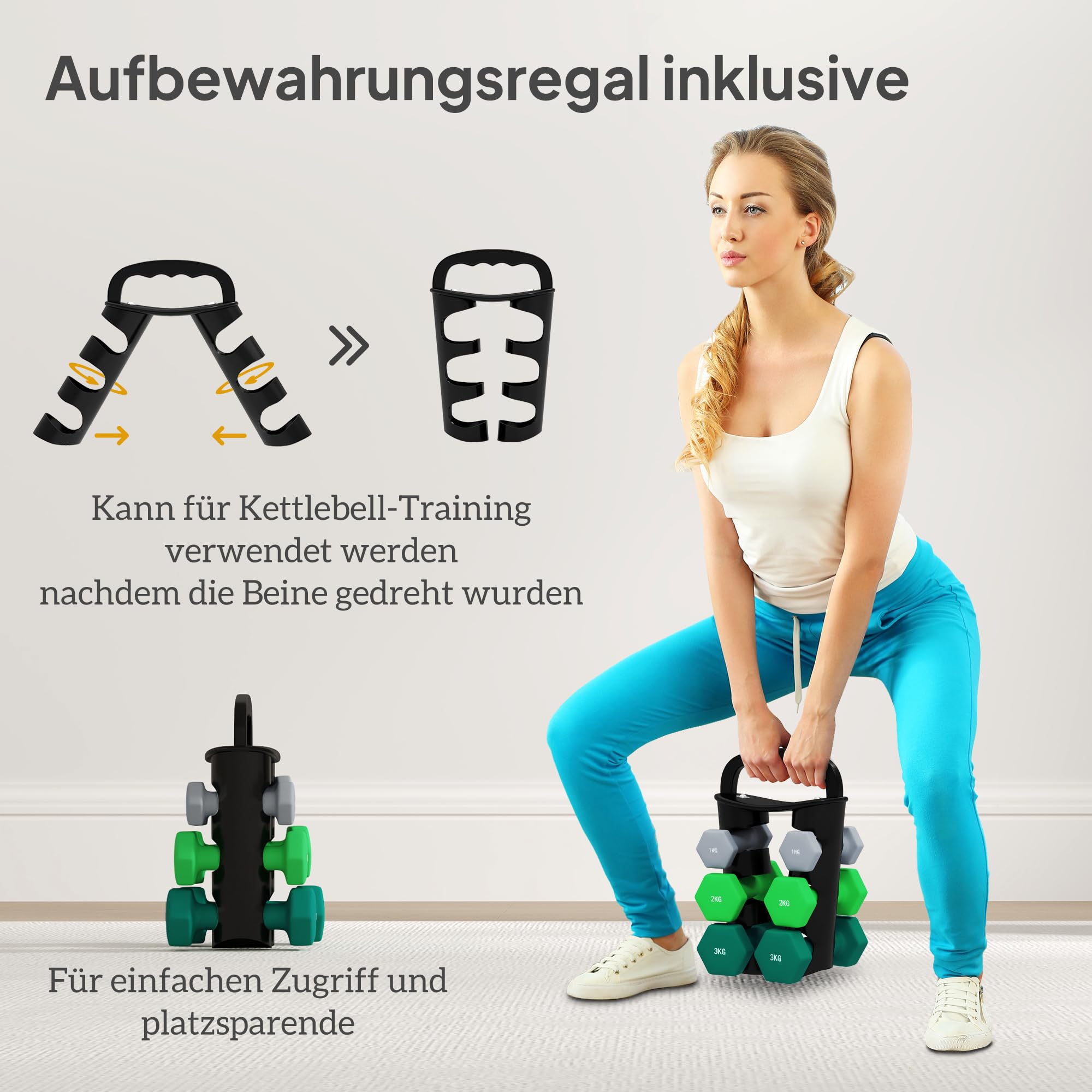 sportnow-hantel-set-6-hex-kurzhanteln-12-18-24-kg-mit-st-nder image 4