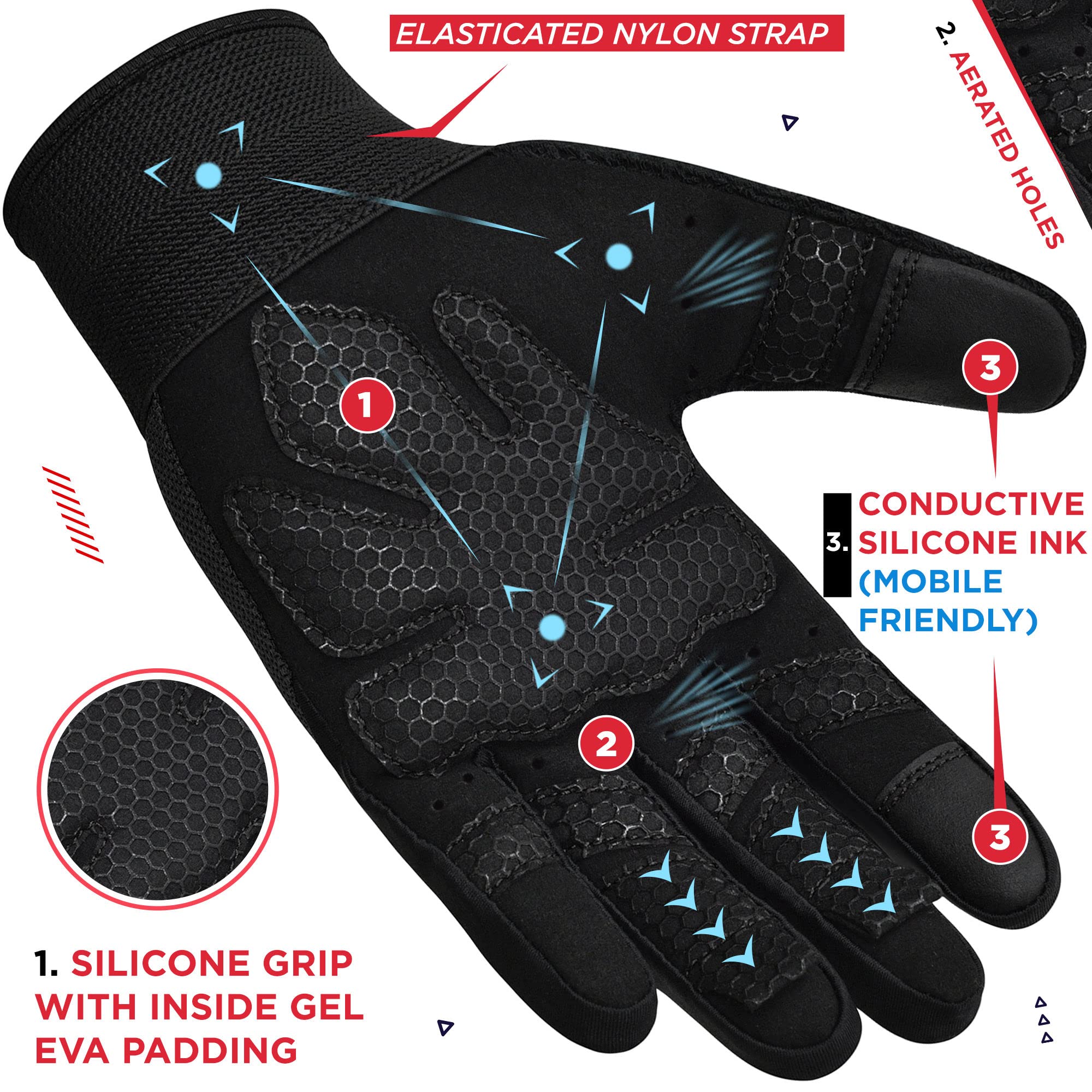 rdx-fitness-handschuhe-vollfinger-touchscreen-krafttraining image 2