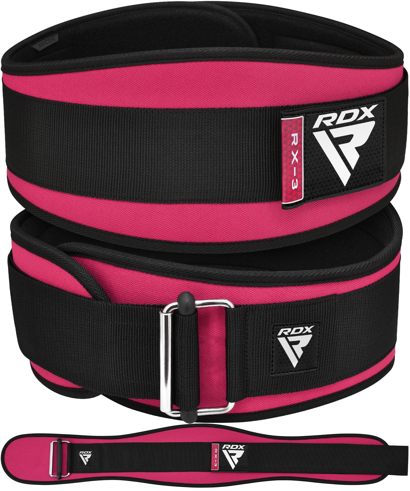 rdx-gewichtheberg-rtel-damen-6-5-zoll-gebogen-nylon-powerlifting image 1