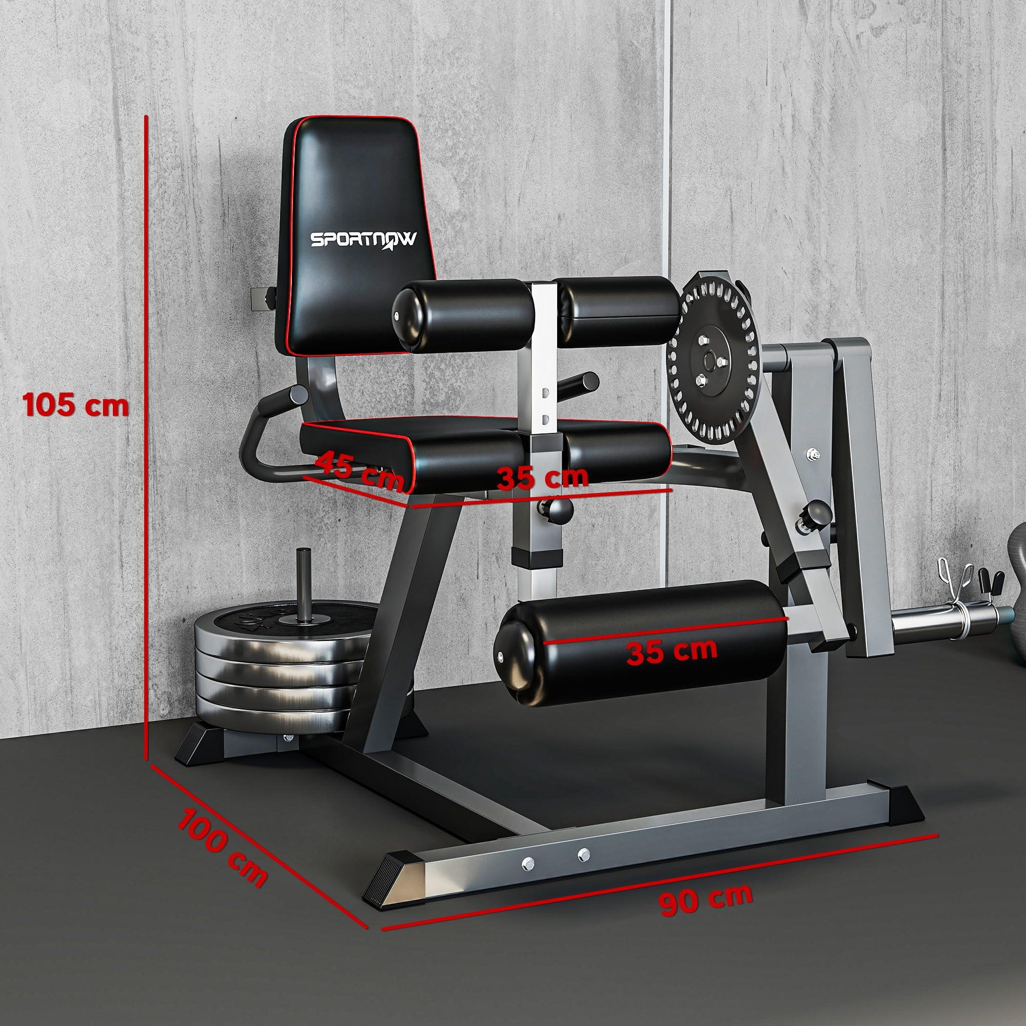 sportnow-beinstrecker-beinbeuger-plattenbeladung-home-gym image 7