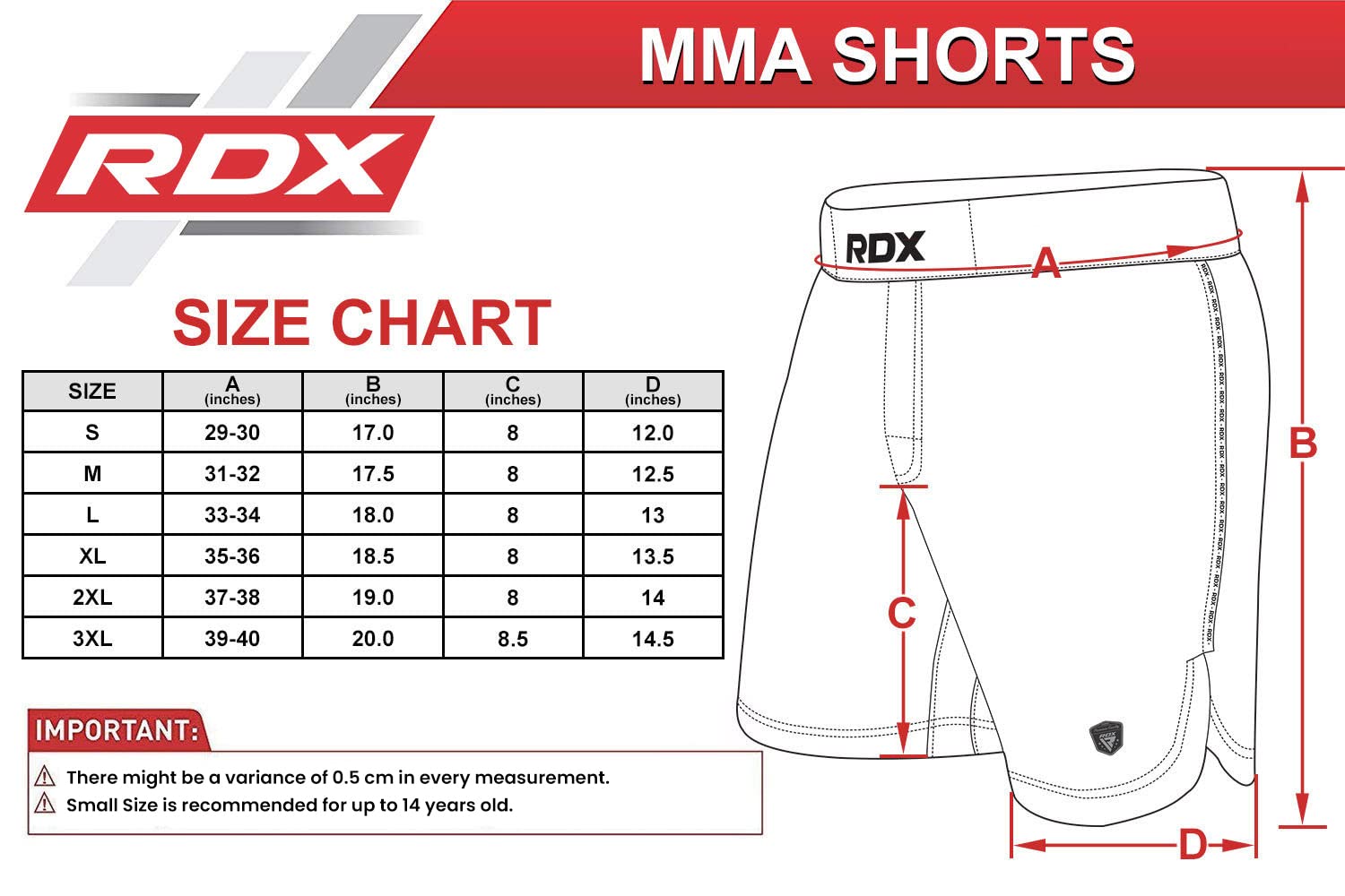 rdx-mma-shorts-herren-kampfsport-trainingshose-boxen-kickboxen-grappling image 4