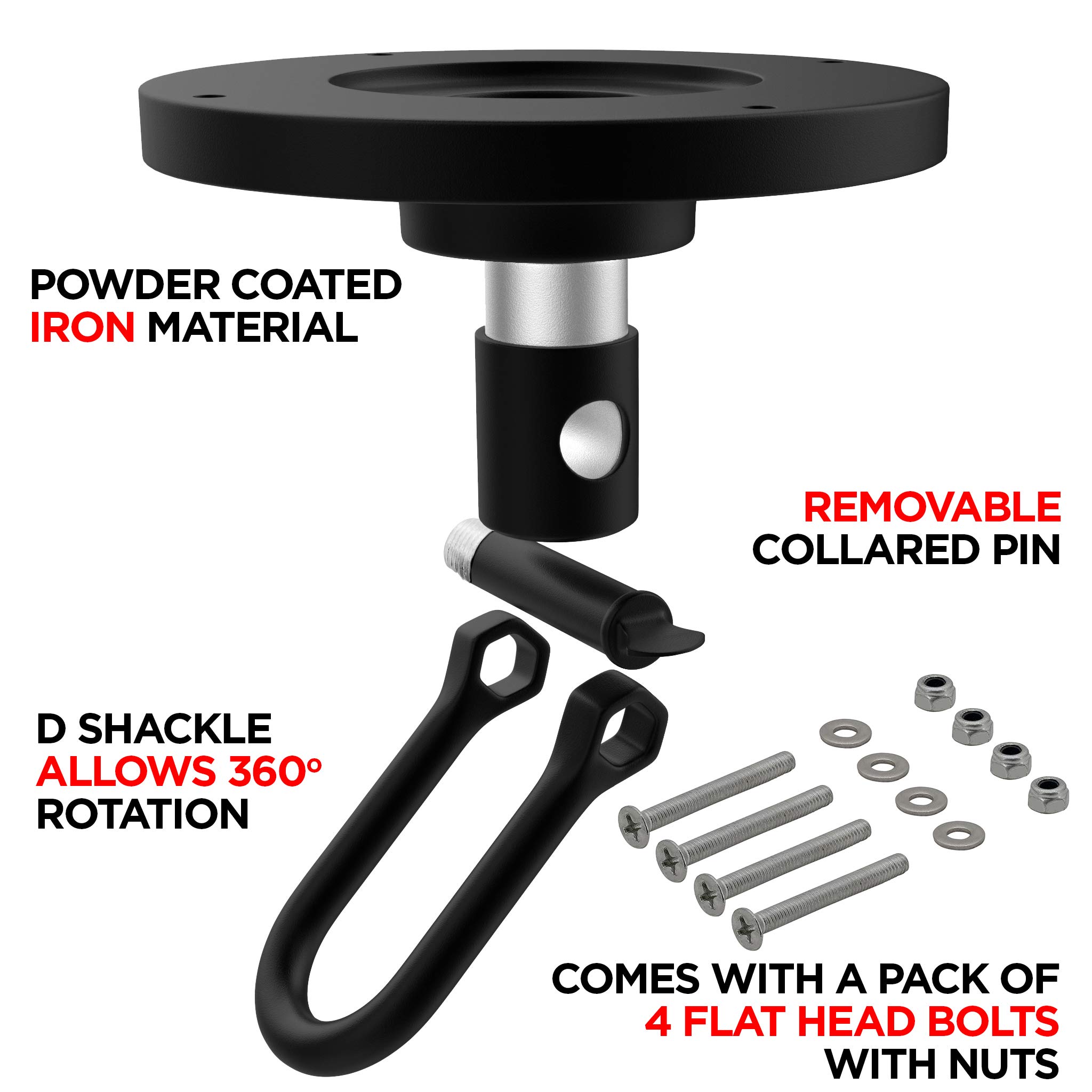 rdx-deckenhaken-drehlager-360-f-r-speedball-boxsack image 2