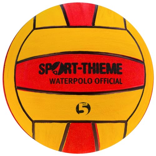 sport-thieme-wasserball-official-gr-e-3-4-5-rot-gelb image 4