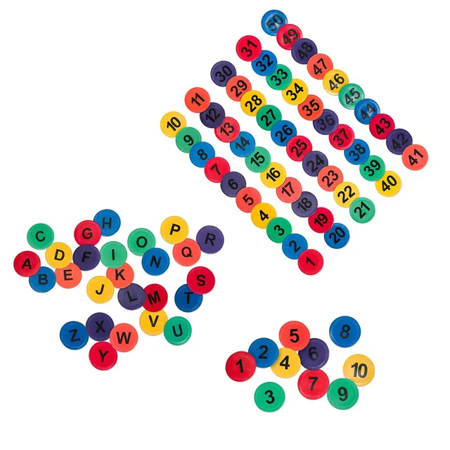 sport-thieme-bodenmarkierungs-set-zahlen-buchstaben-22-5-cm image 1