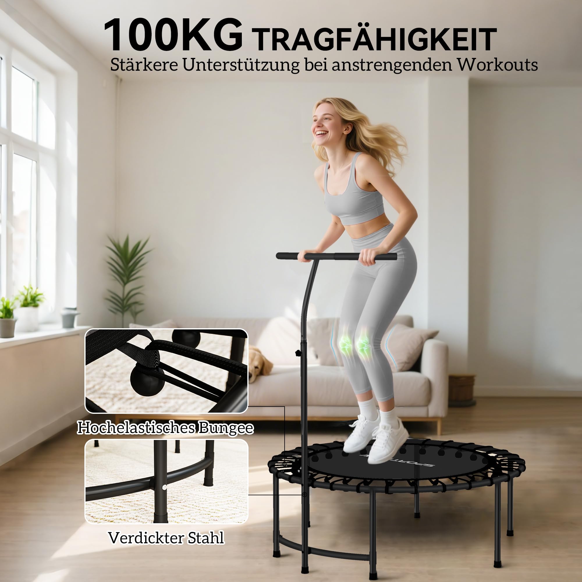 sportnow-fitness-trampolin-102-cm-mini-trampoline-mit-haltegriff-bis-100-kg image 4