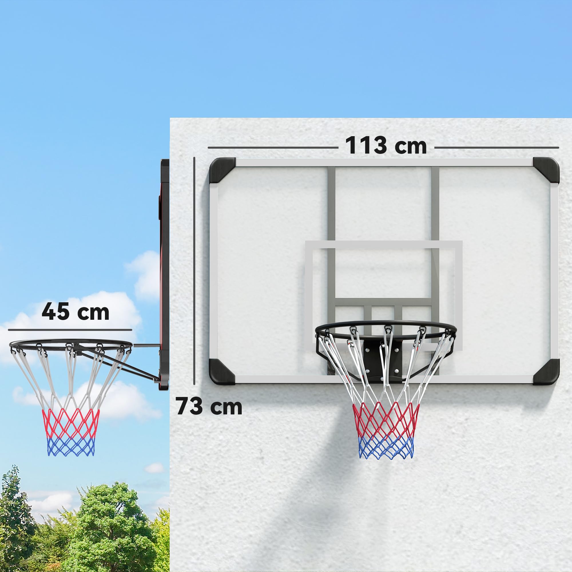 sportnow-basketballkorb-mit-wandhalterung-indoor-outdoor-f-r-jugendliche-und-erw image 7