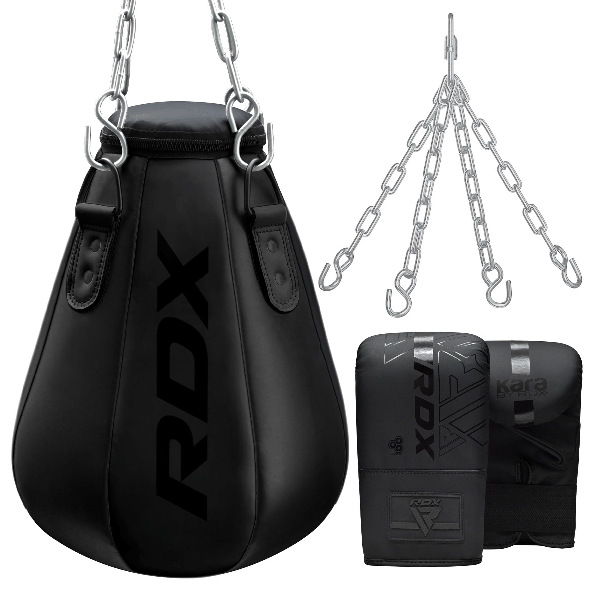 rdx-maisbirne-boxsack-50-cm-8-kg-mit-kette-und-handschuhen image 1