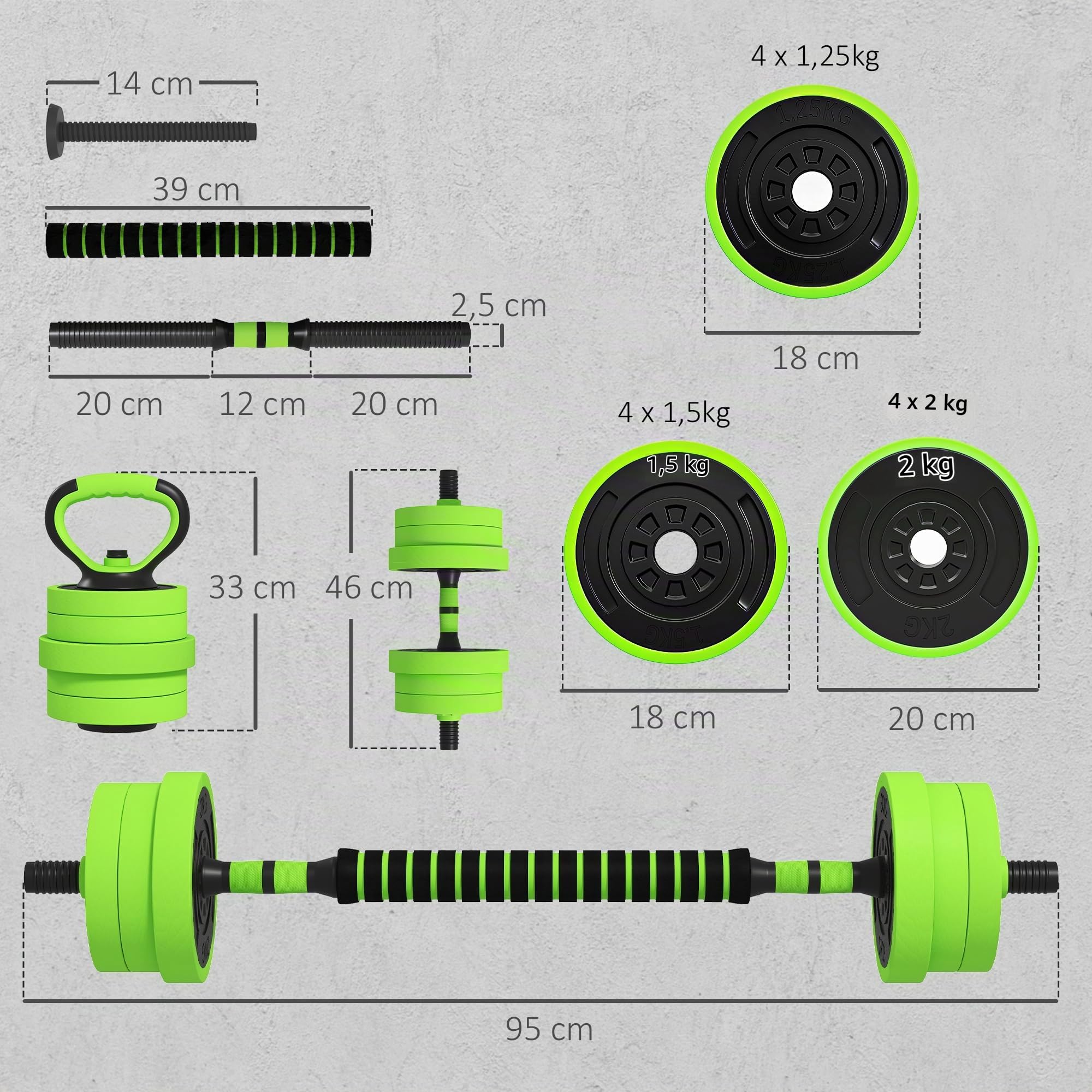 sportnow-4-in-1-hanteln-set-20-kg-verstellbar image 7