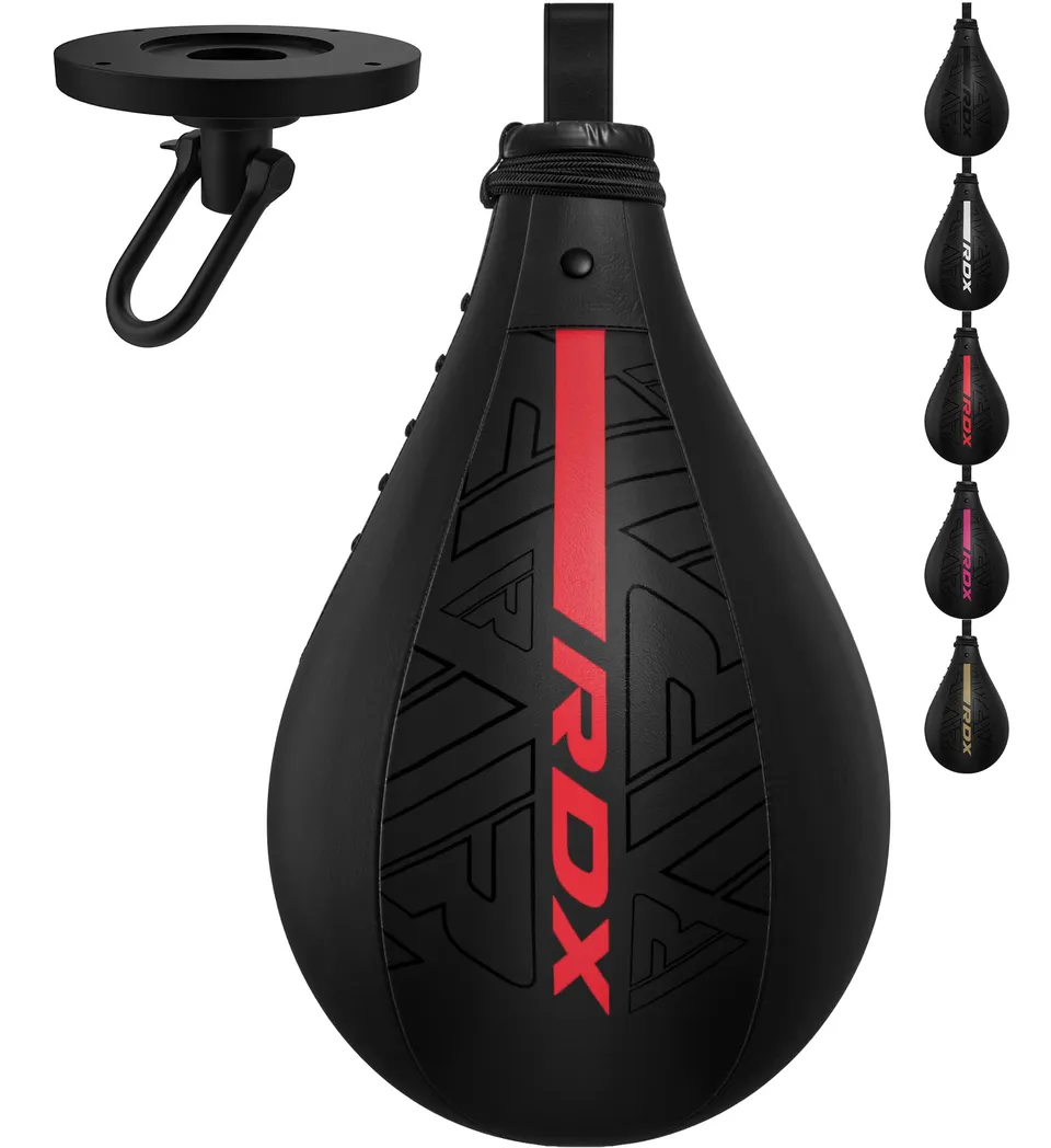 rdx-kara-speedball-set-7-zoll-aus-maya-hide-leder-mit-halterung image 1