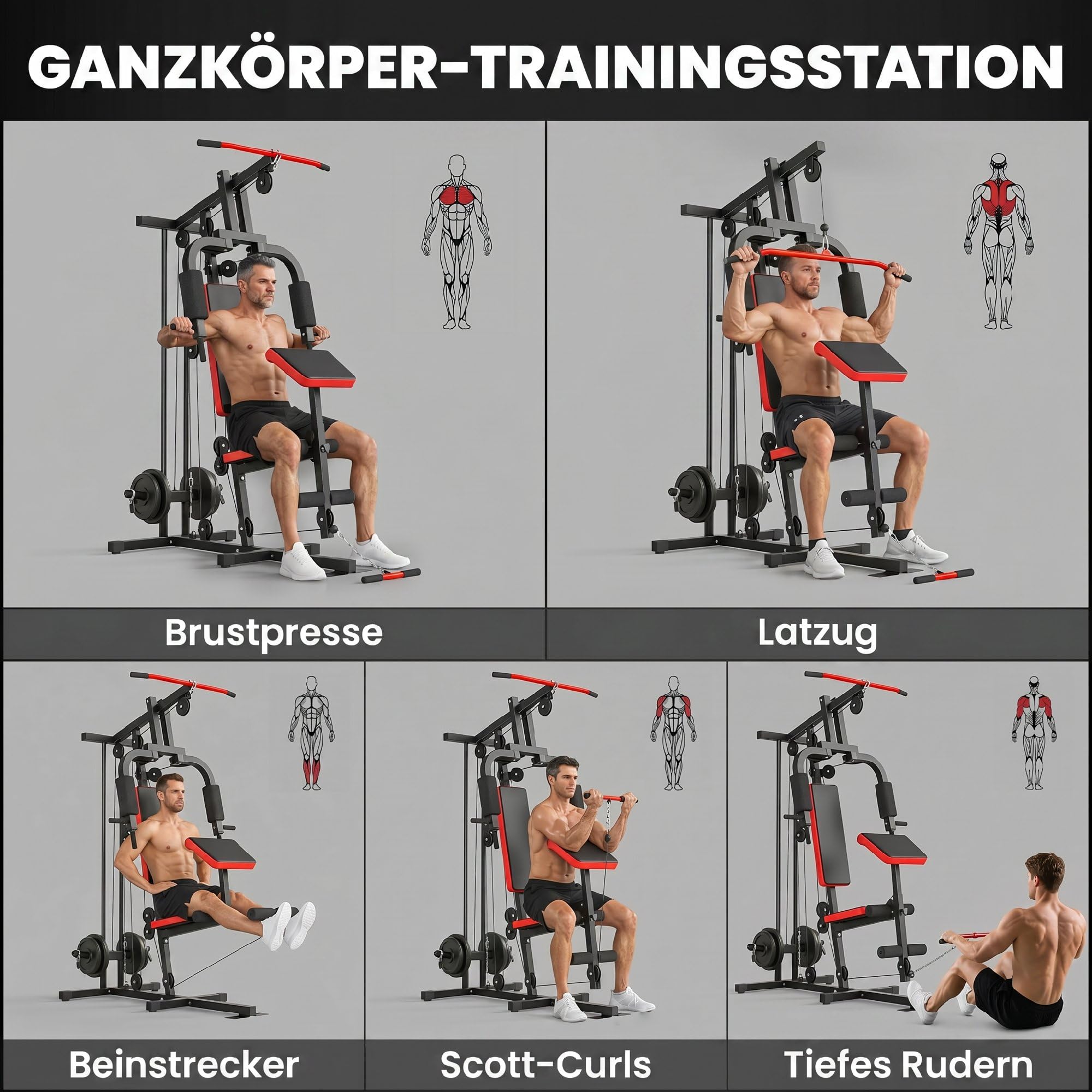 sportnow-kraftstation-mit-latzug-butterflystange-homegym-bis-120-kg image 4
