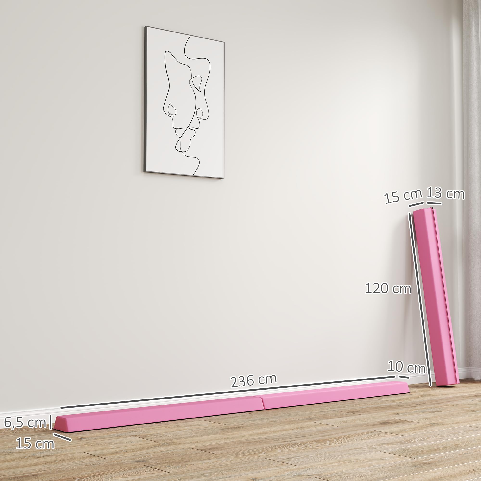 sportnow-klappbarer-schwebebalken-236-cm-80-kg-tragkraft-10-cm-wettkampfbreite-e image 7