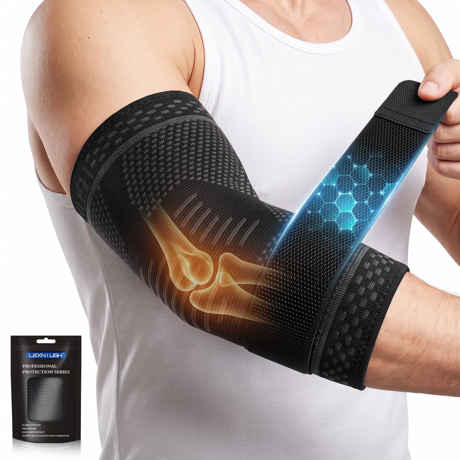 lexniush-ellenbogenbandage-kompressions-bandage-f-r-tennisarm image 8