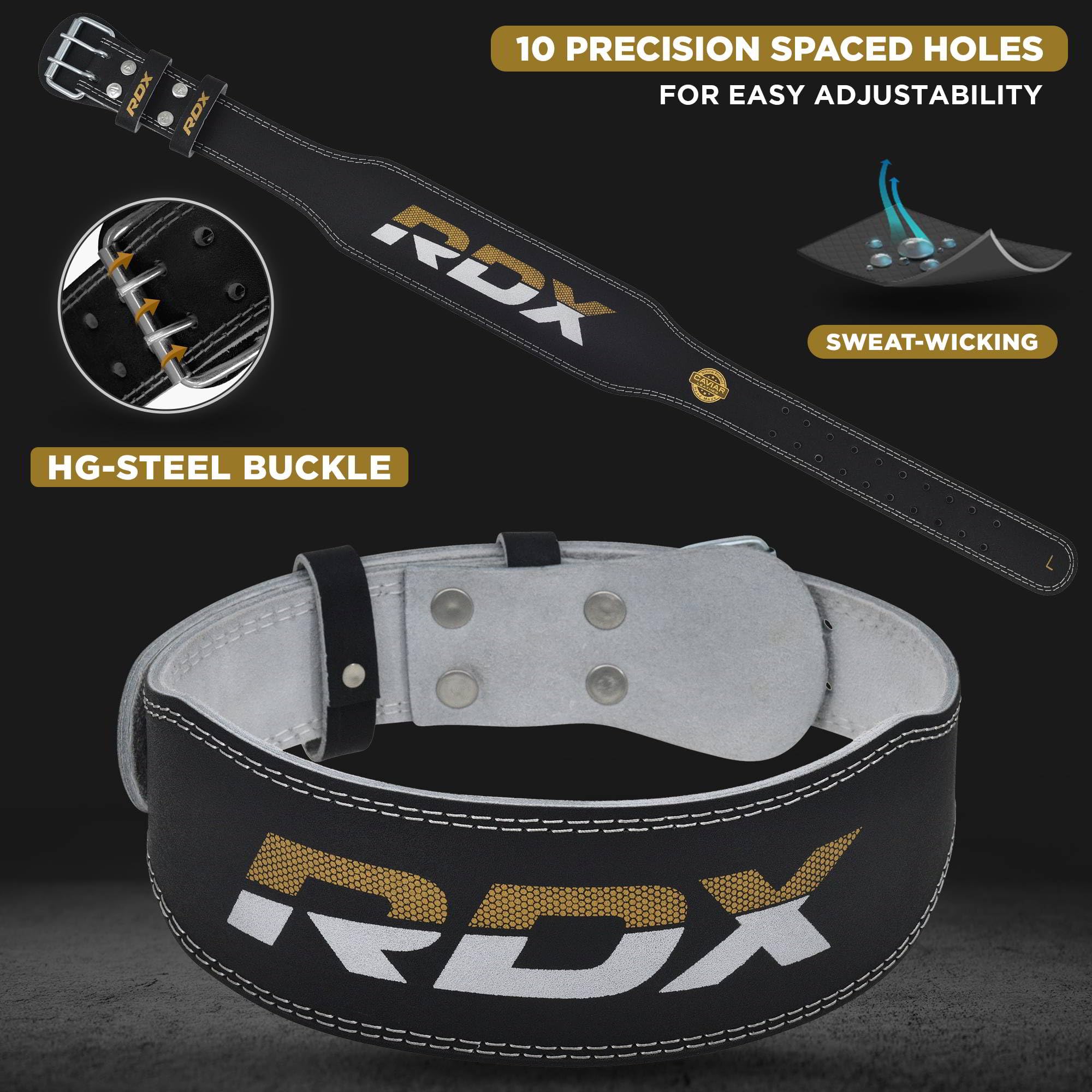 rdx-gewichtheberg-rtel-leder-4-und-6-10-verstellbare-l-cher-doppelzackenschnalle image 5