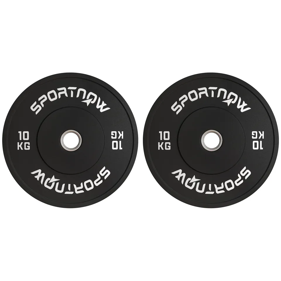 sportnow-2er-set-olympische-hantelgewichte-2x10kg-50mm image 1