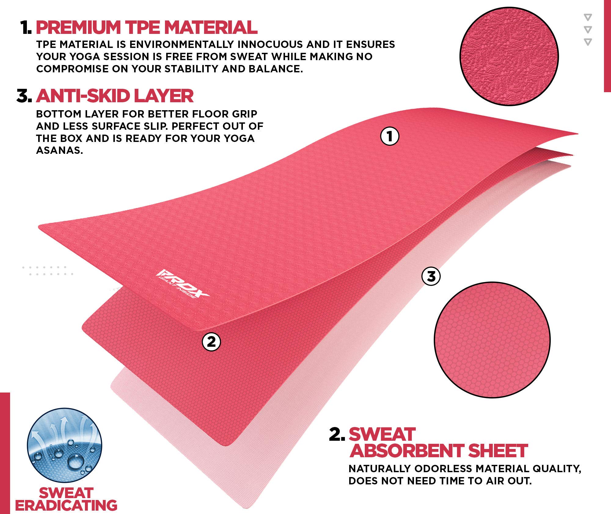 rdx-yogamatte-183x61x0-6-cm-tpe-6-mm-gymnastikmatte-rutschfest-mit-tasche image 4