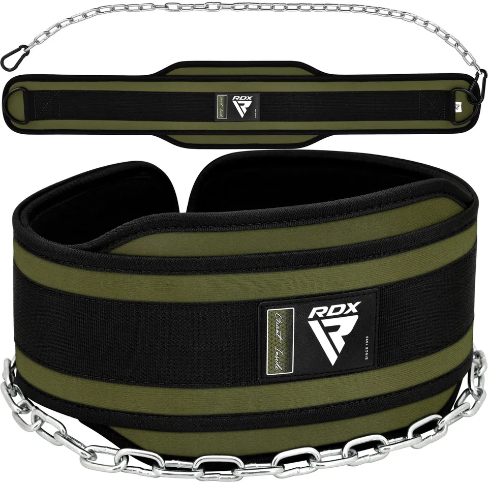 rdx-dip-g-rtel-6-zoll-gewichtheberg-rtel-mit-36-zoll-kette-und-karabiner image 1