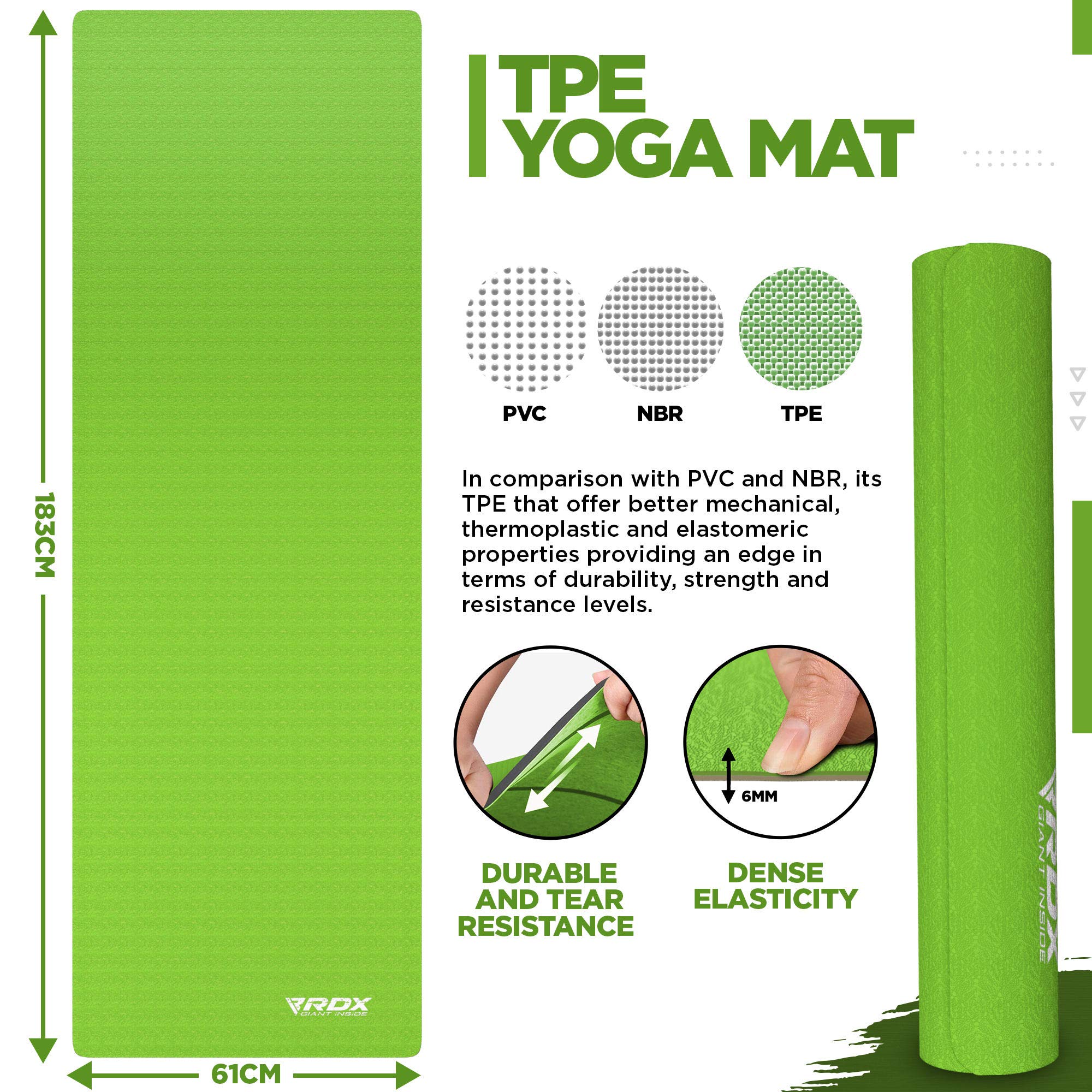 rdx-yogamatte-183x61x0-6-cm-tpe-6-mm-gymnastikmatte-rutschfest-mit-tasche-2 image 3