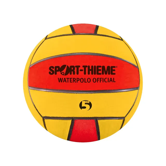 sport-thieme-wasserball-official-gr-e-3-4-5-rot-gelb image 1