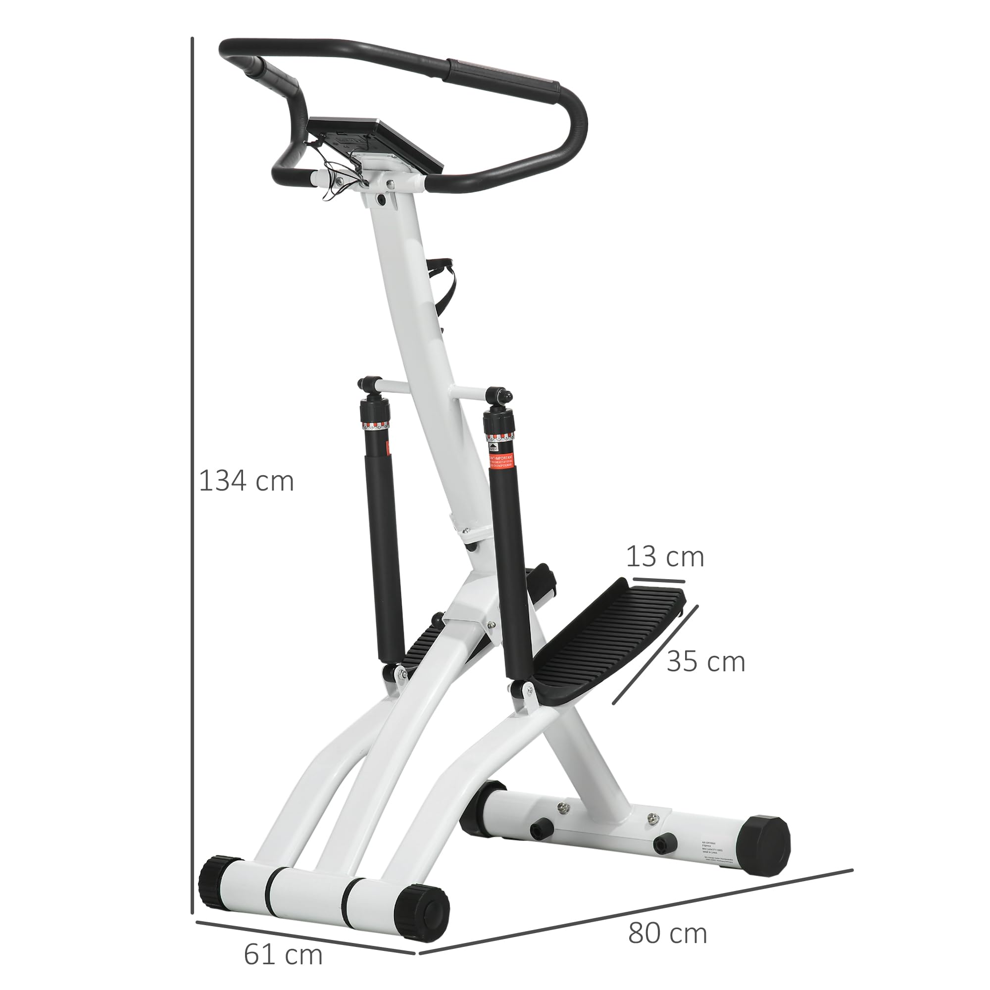 sportnow-stair-stepper-klappbar-mit-lenker-12-widerstandsstufen image 7