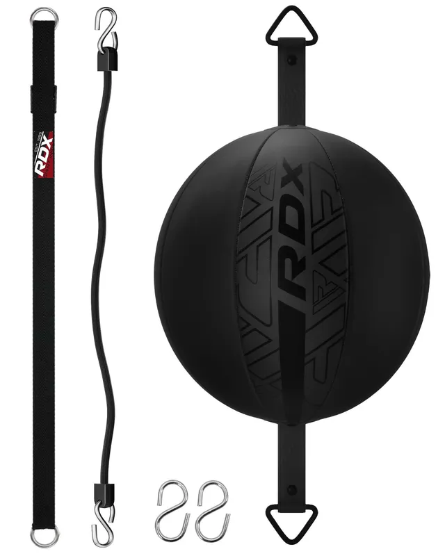 rdx-doppelendball-70-cm-reflex-speed-ball-boxen-mit-bungee-seil-und-nylongurt image 1