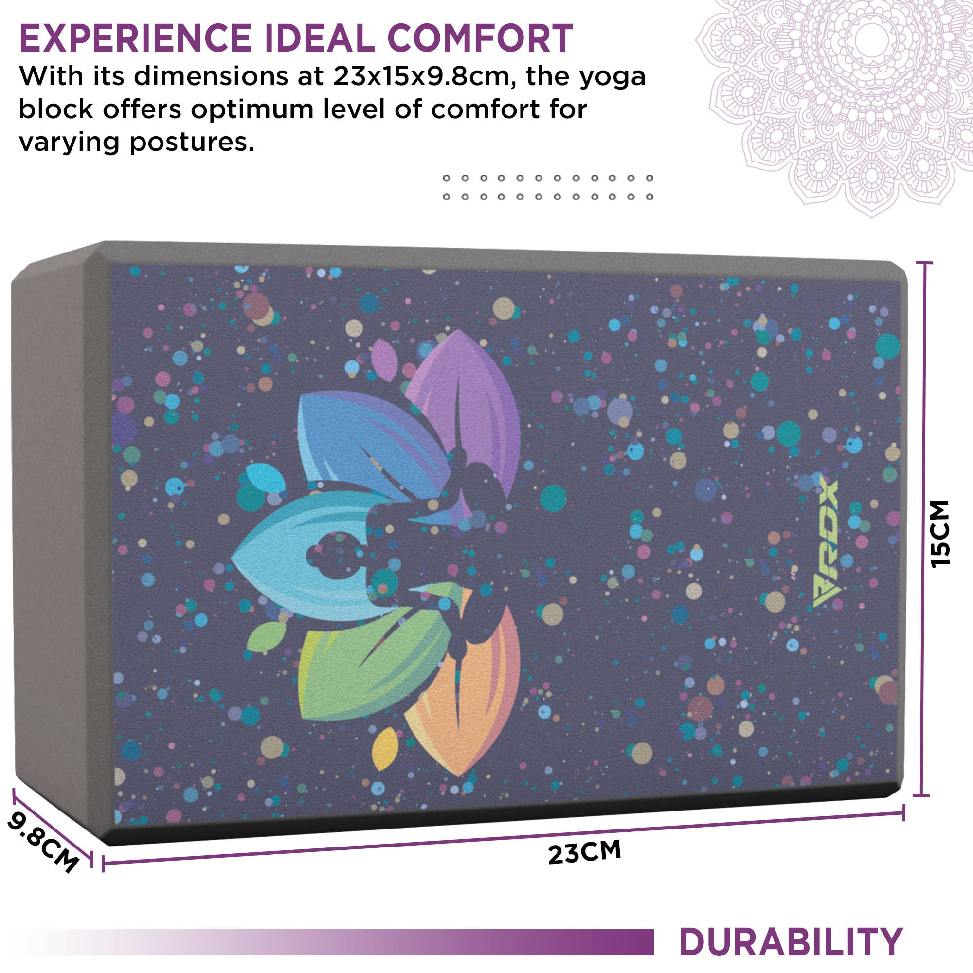 rdx-yoga-block-set-23x15x9-8-cm-high-density-eva-schaumstoff image 6