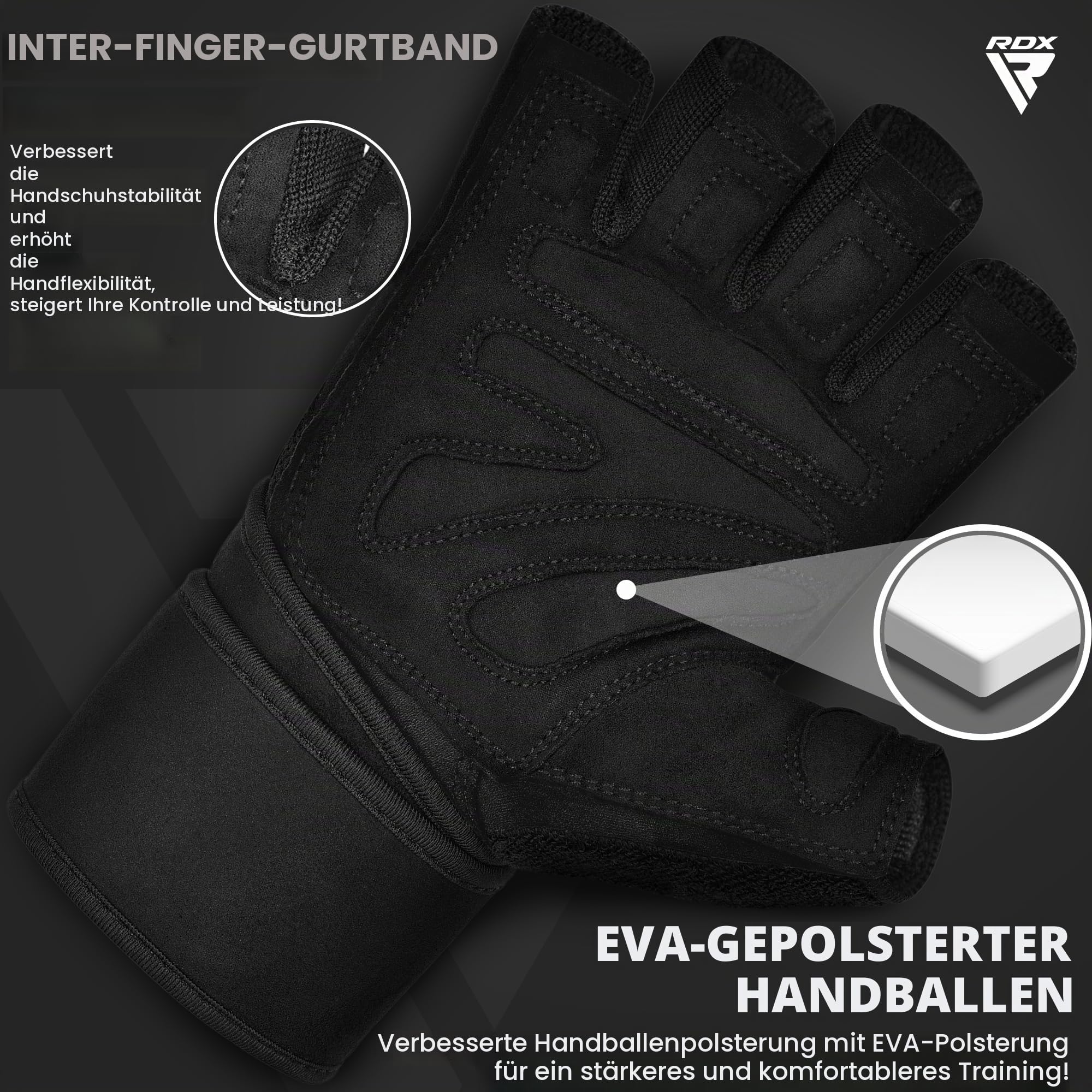 rdx-trainingshandschuhe-mit-handgelenkschutz-f-r-krafttraining image 2